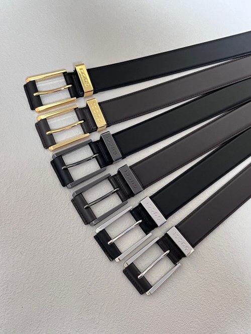 Gucci Leather Belt with Square Buckle | Neutral Colors, Business Style 1 Gucci Leather Belt with Square Buckle | Neutral Colors, Business Style