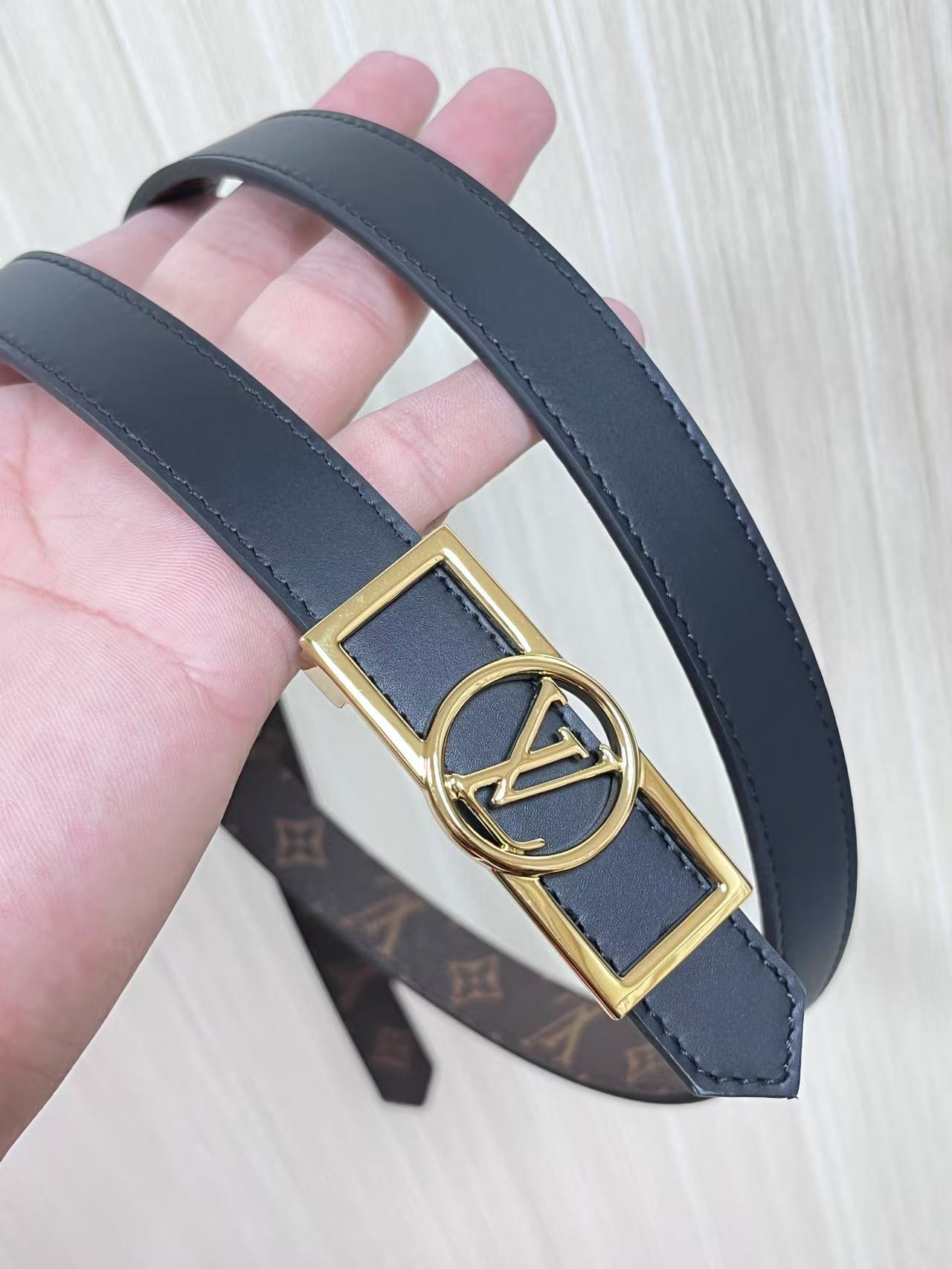 LV Style Leather Top Handle Bag Women's Belts Women's Belt detail image 5 from source 754106