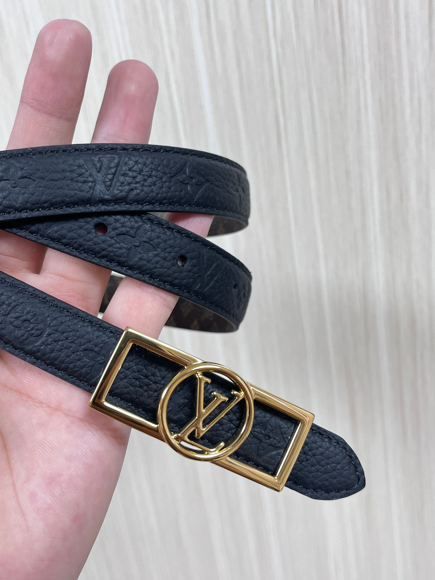 LV Style Leather Top Handle Bag Women's Belts Women's Belt detail image 5 from source 754105