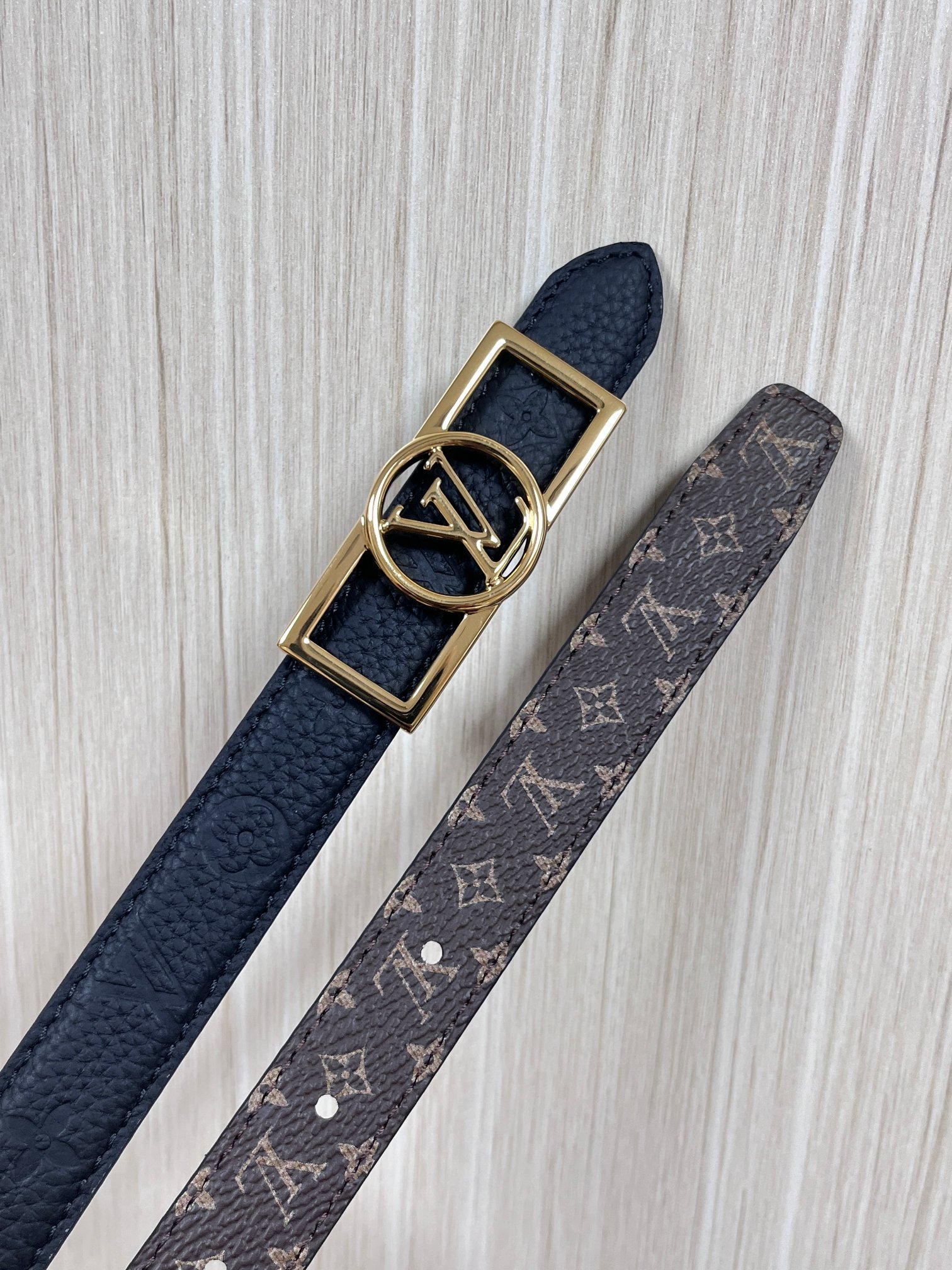 LV Style Leather Top Handle Bag Women's Belts Women's Belt detail image 3 from source 754105