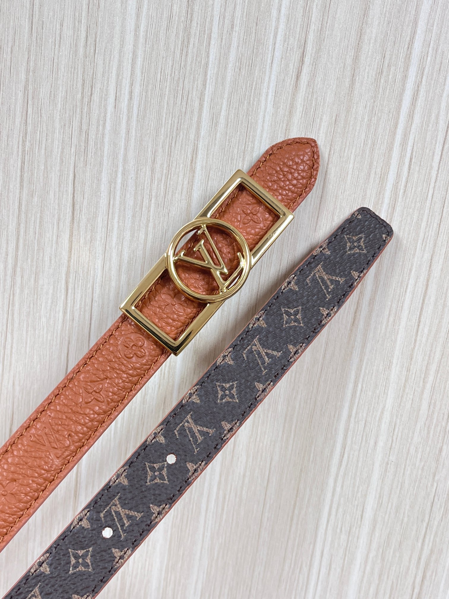 LV Style Leather Top Handle Bag Women's Belts detail image 3 from source 754103