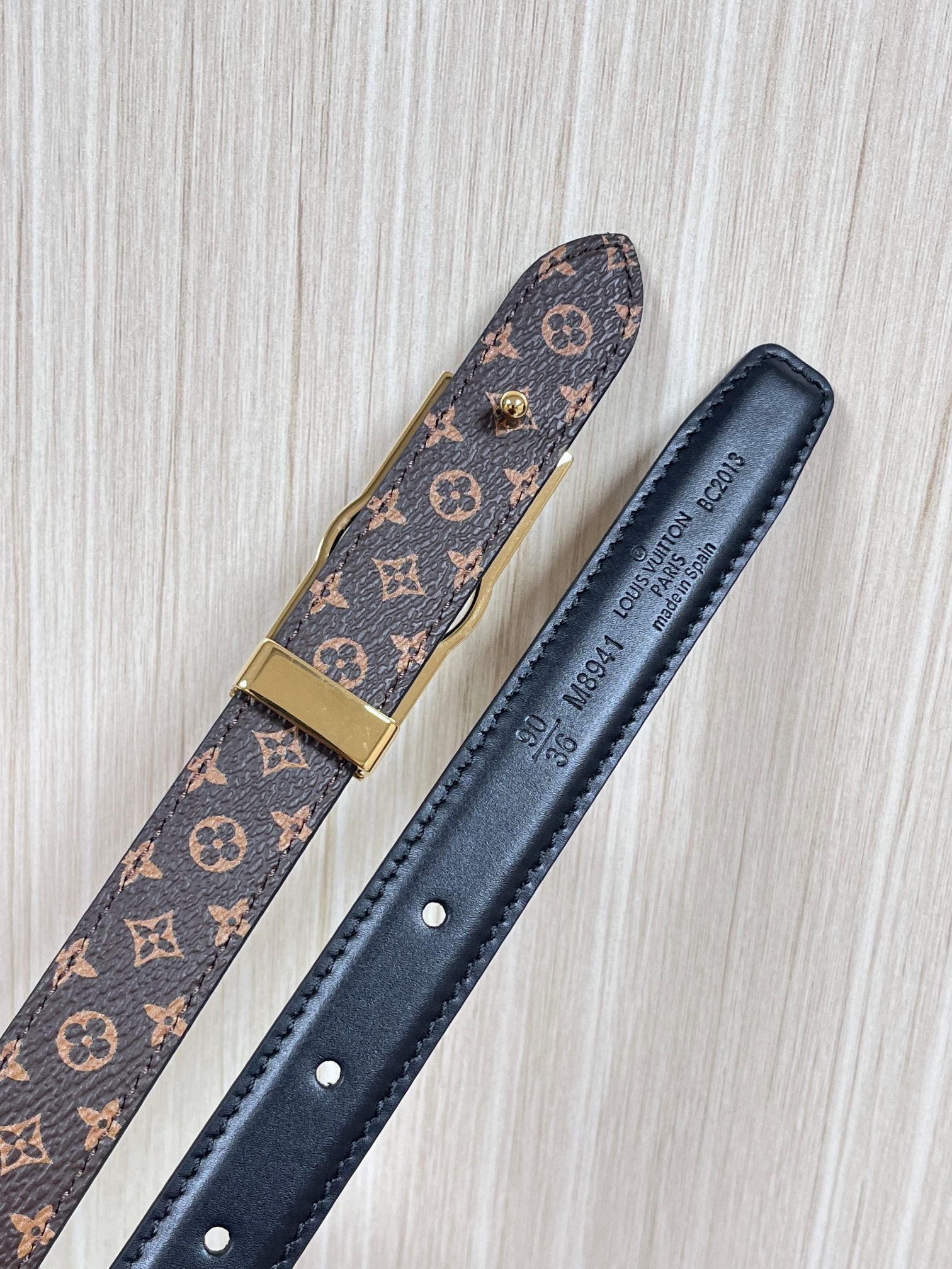 LV Style Leather Top Handle Bag Women's Belts detail image 3 from source 754101