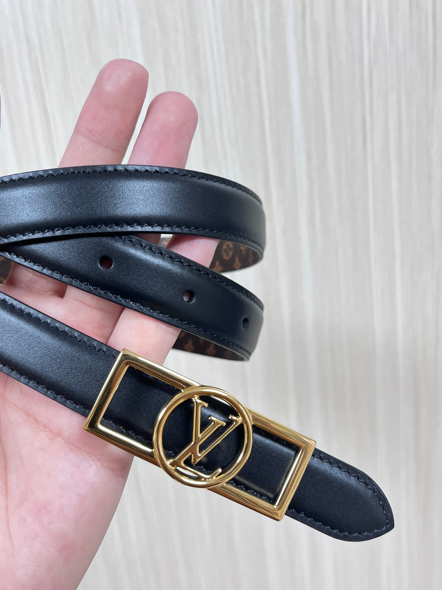 LV Style Leather Top Handle Bag Women's Belts detail image 6 from source 754101