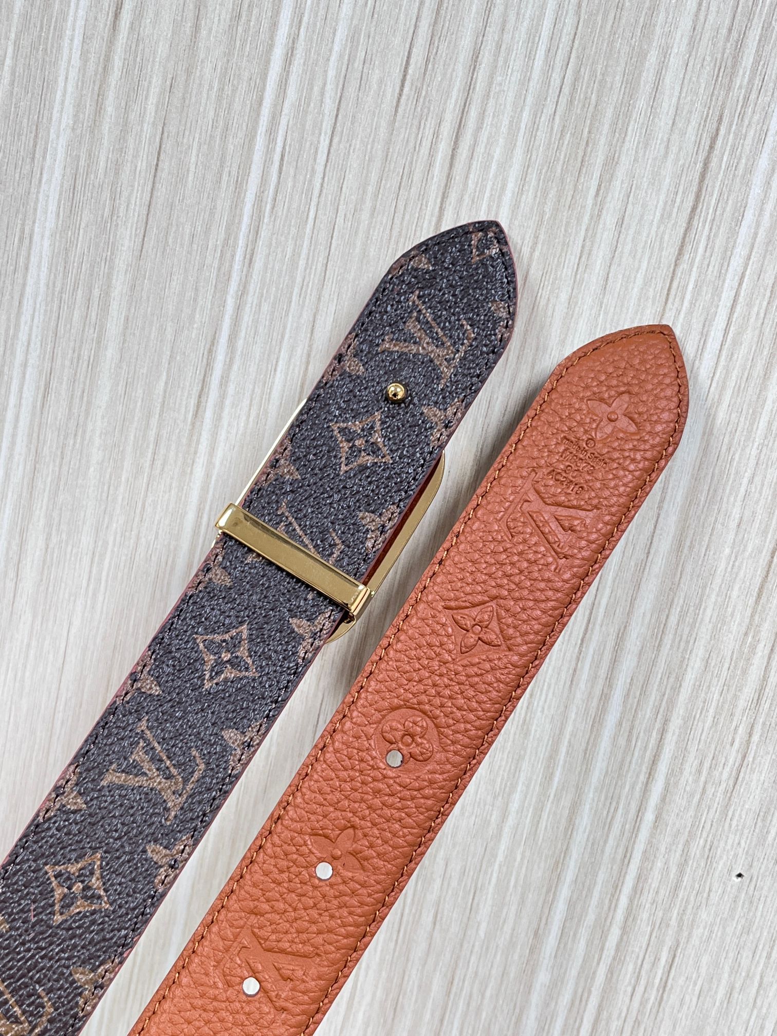 LV Style Leather Women's Belts Lookbook Reference image 2