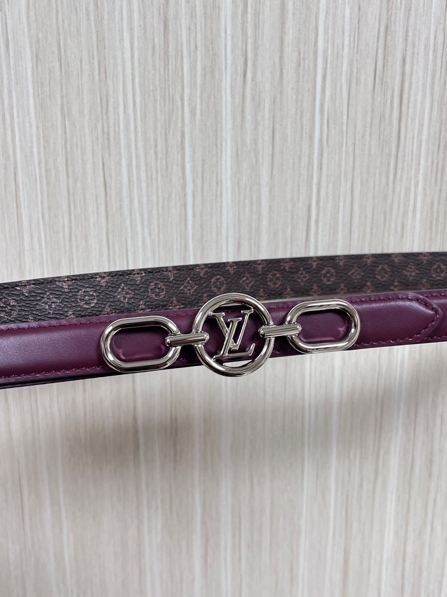 LV Style Red Leather Women's Belts Lookbook Reference image 2