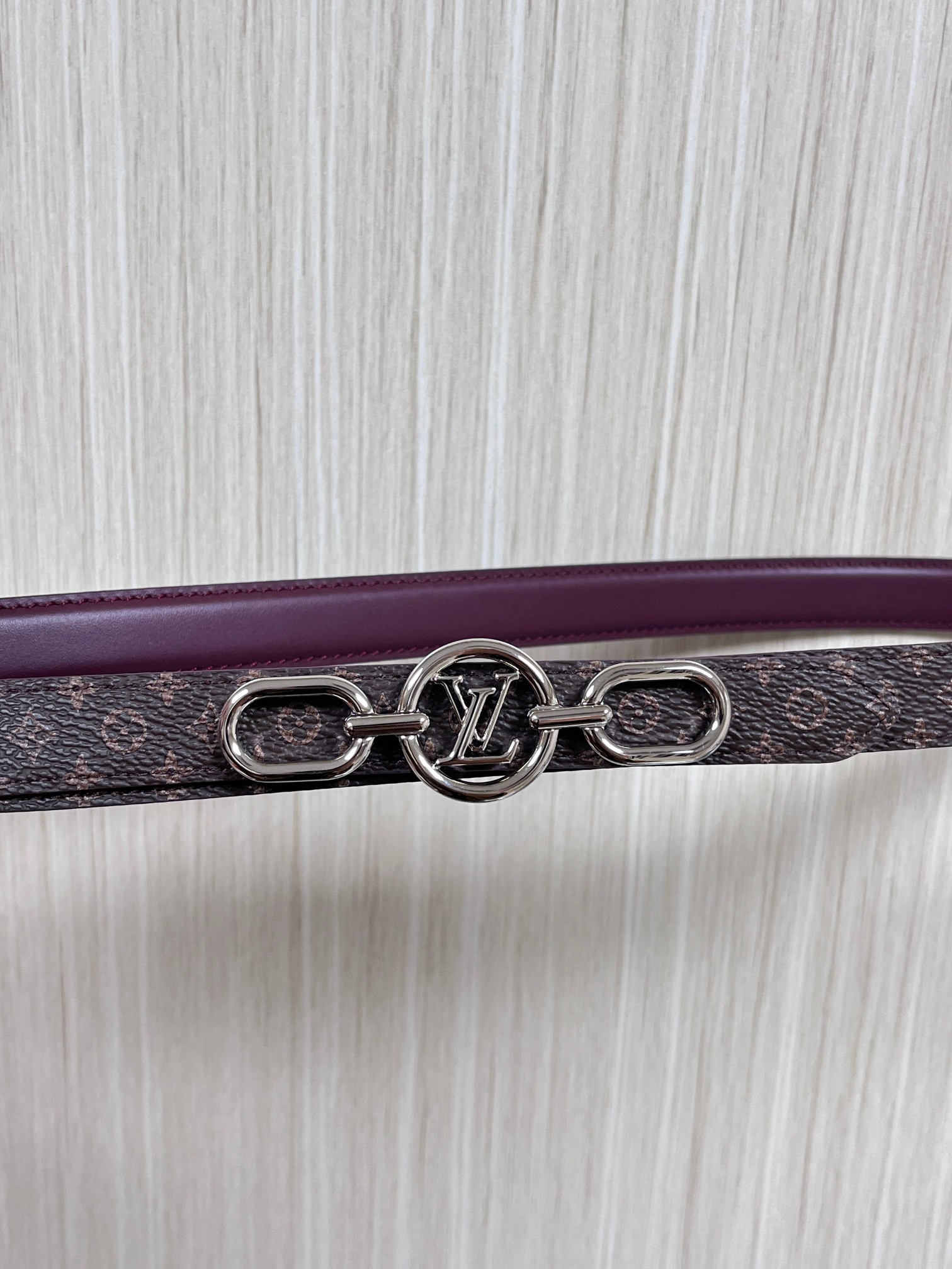 LV Style Red Leather Women's Belts Lookbook Reference image 1