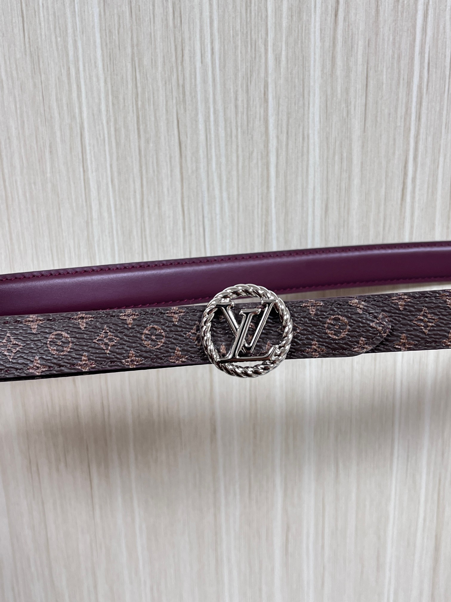 LV Style Red Leather Women's Belts Lookbook Reference image 1