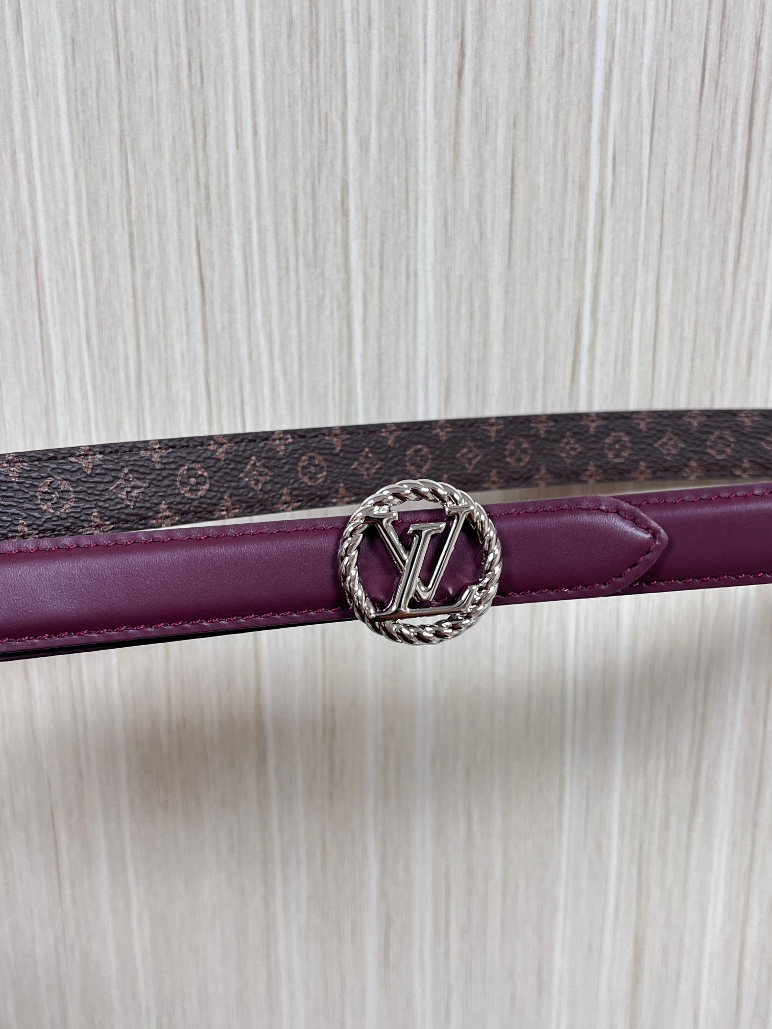 LV Style Red Leather Women's Belts Lookbook Reference image 2