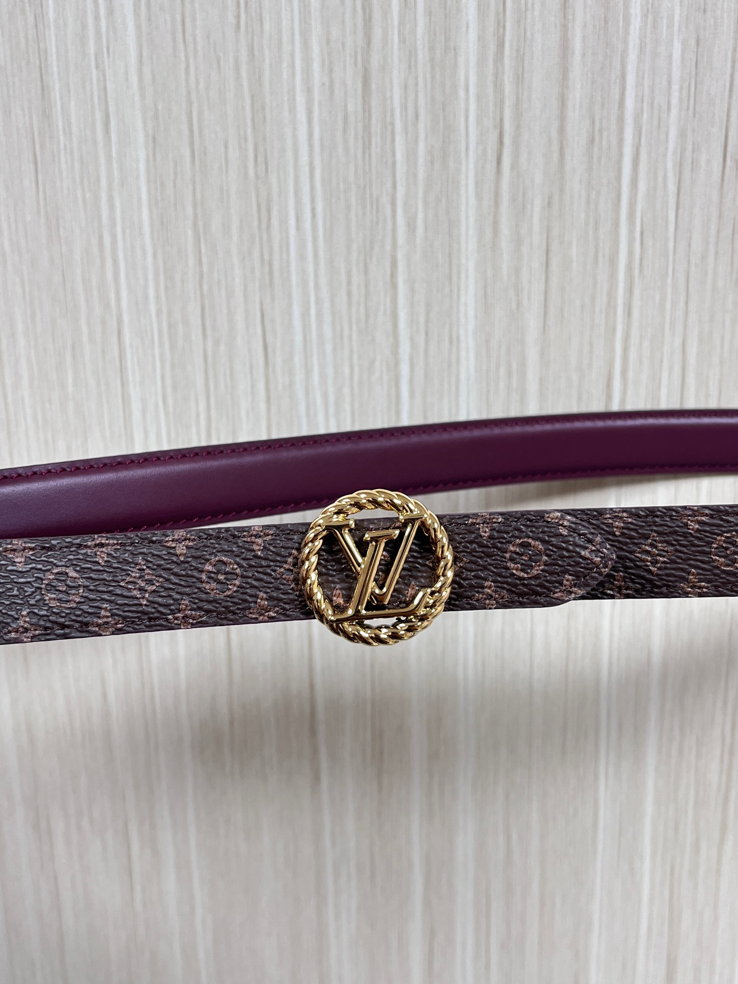 LV Style Red Leather Women's Belts Lookbook Reference image 1