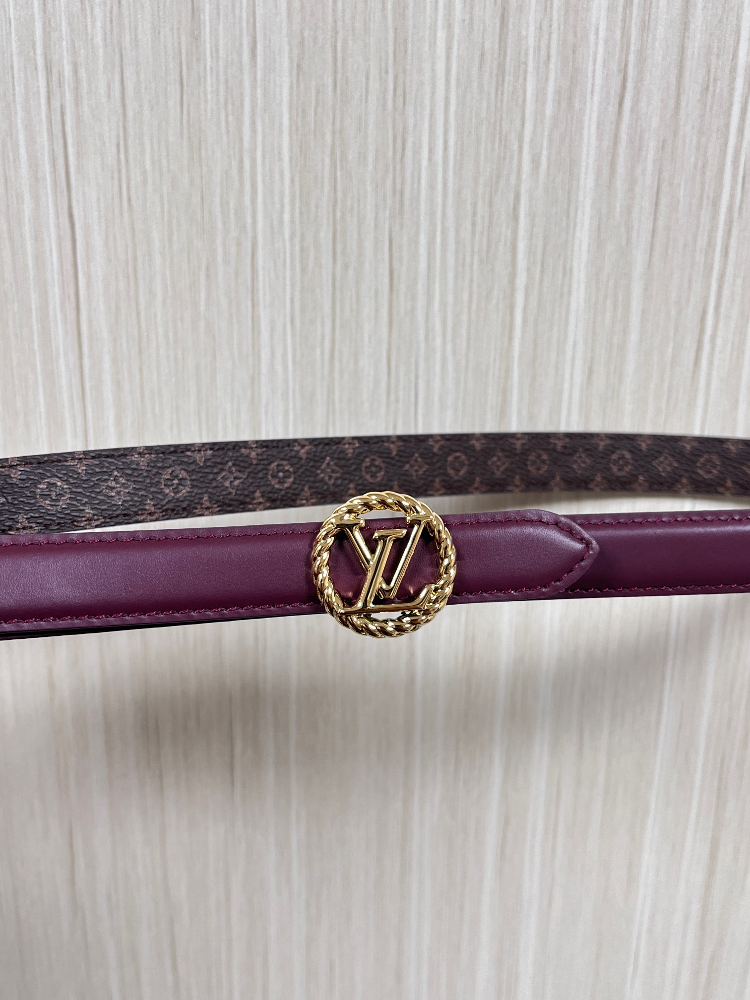 LV Style Red Leather Women's Belts Lookbook Reference image 2