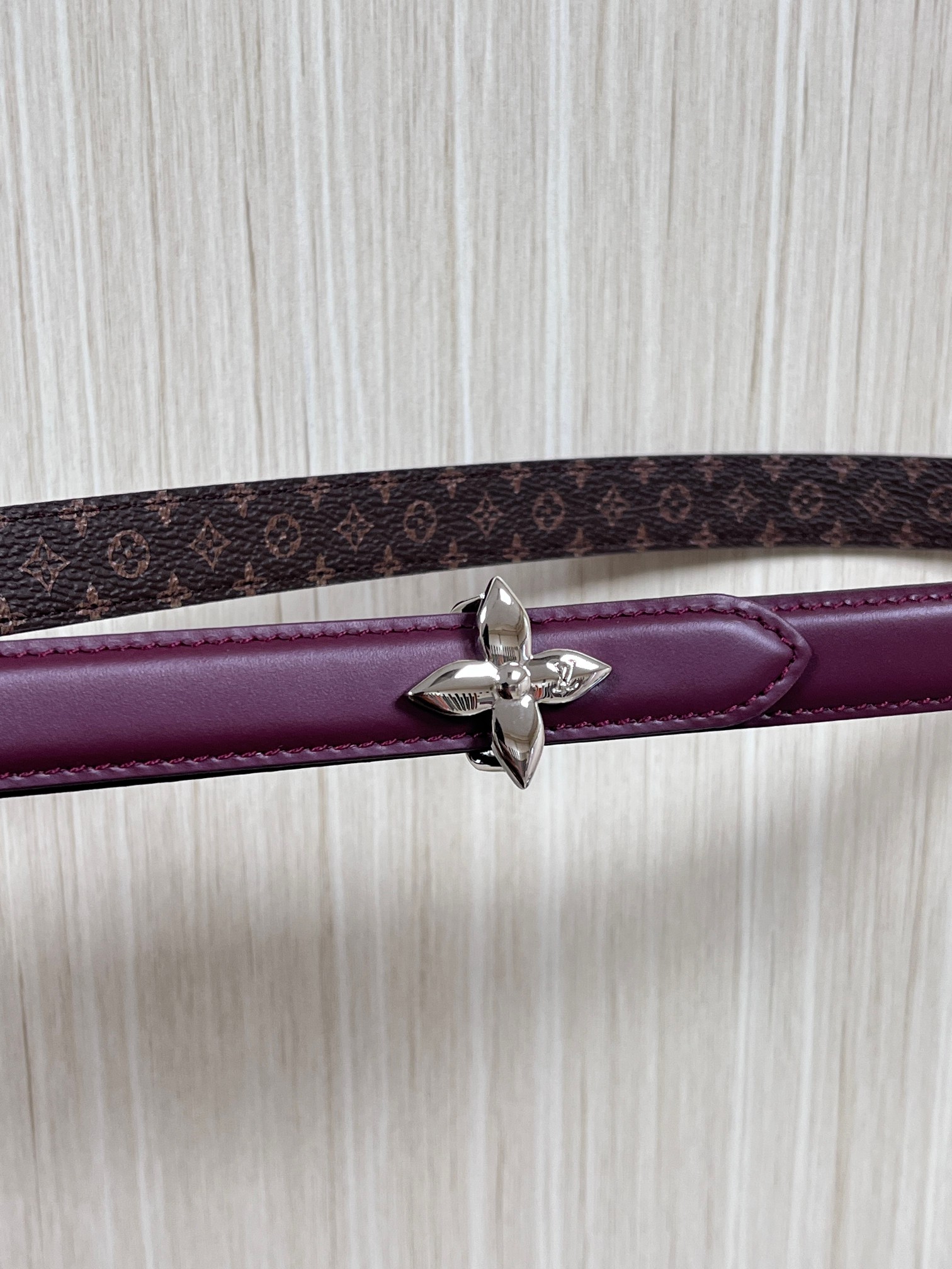 LV Style Red Leather Women's Belts Lookbook Reference image 2