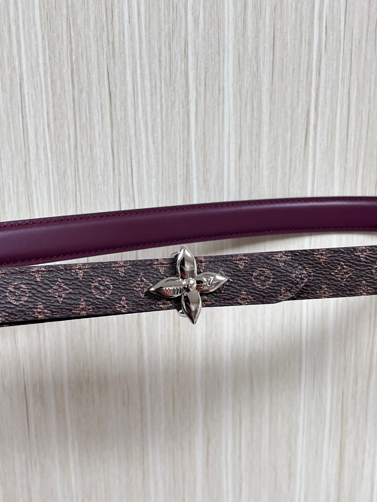 LV Style Red Leather Women's Belts Lookbook Reference image 1