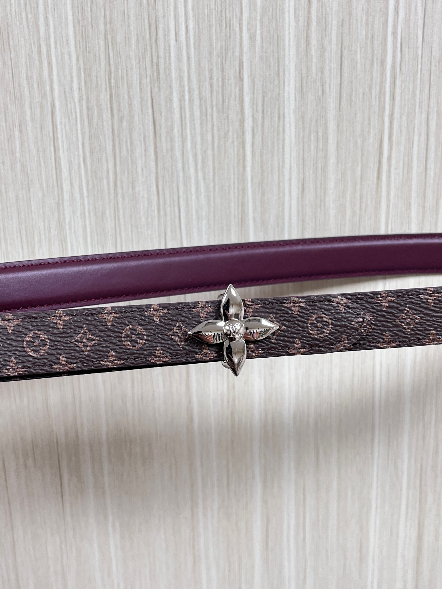 LV Style Red Leather Women's Belts Lookbook Reference image 1
