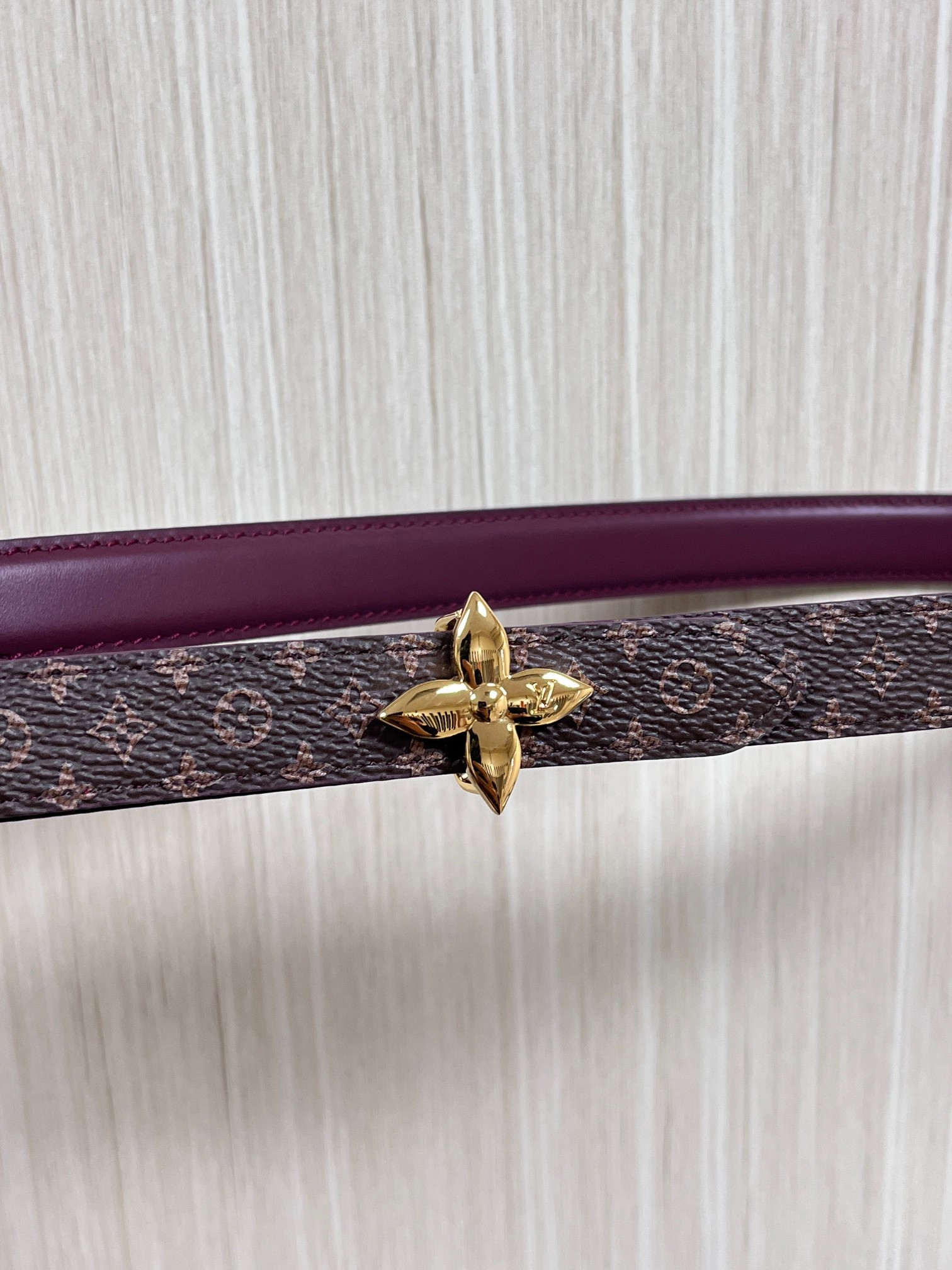LV Style Red Leather Women's Belts Lookbook Reference image 1