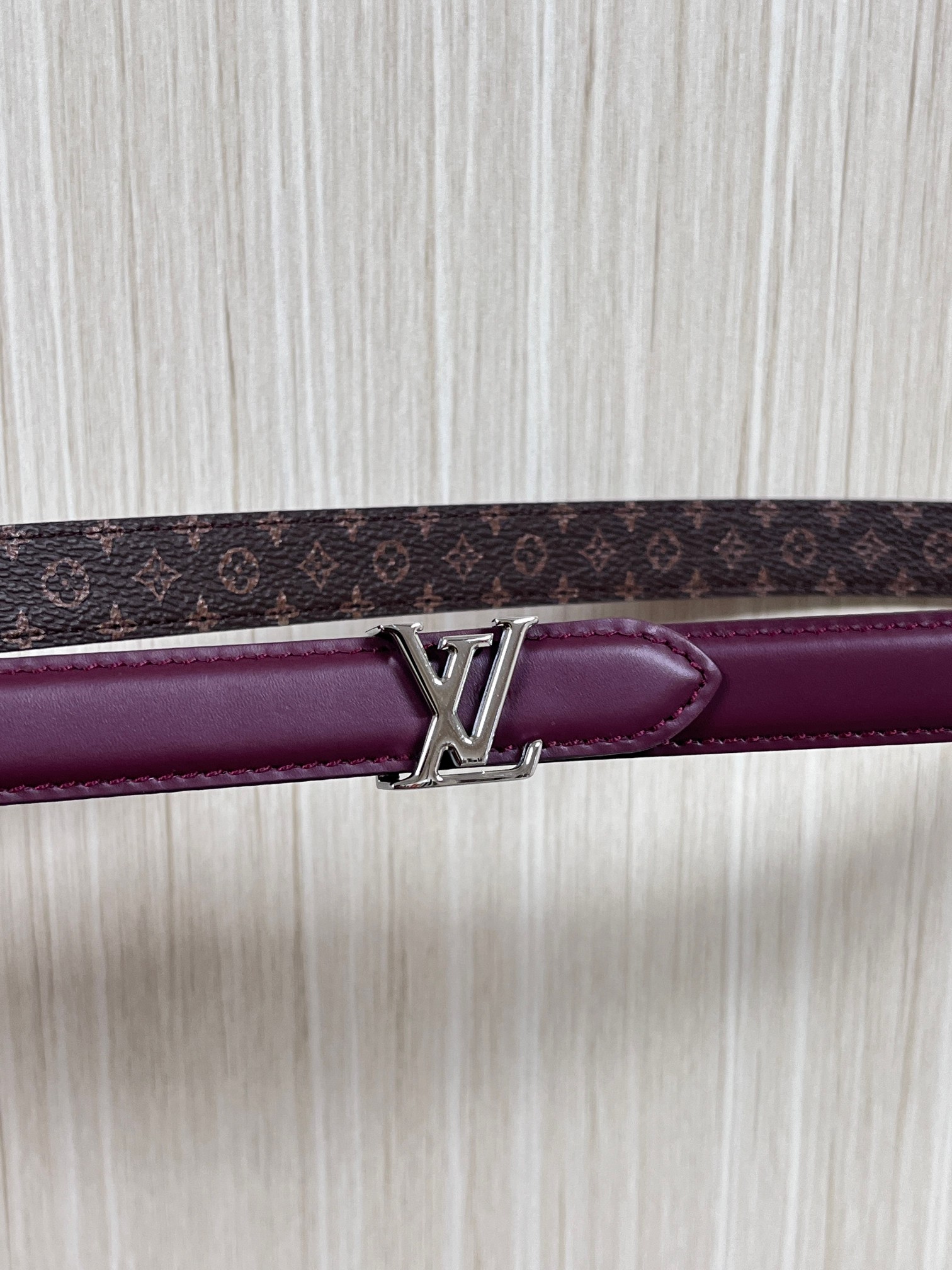 LV Style Red Leather Women's Belts Lookbook Reference image 2