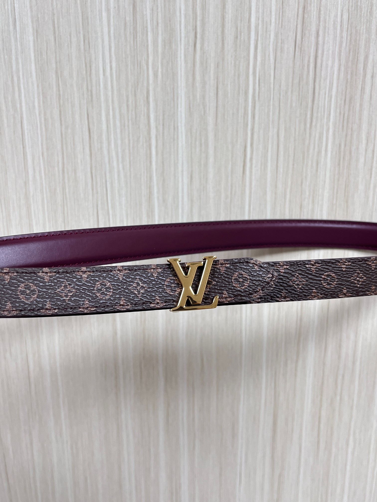 LV Style Red Leather Women's Belts Lookbook Reference image 1