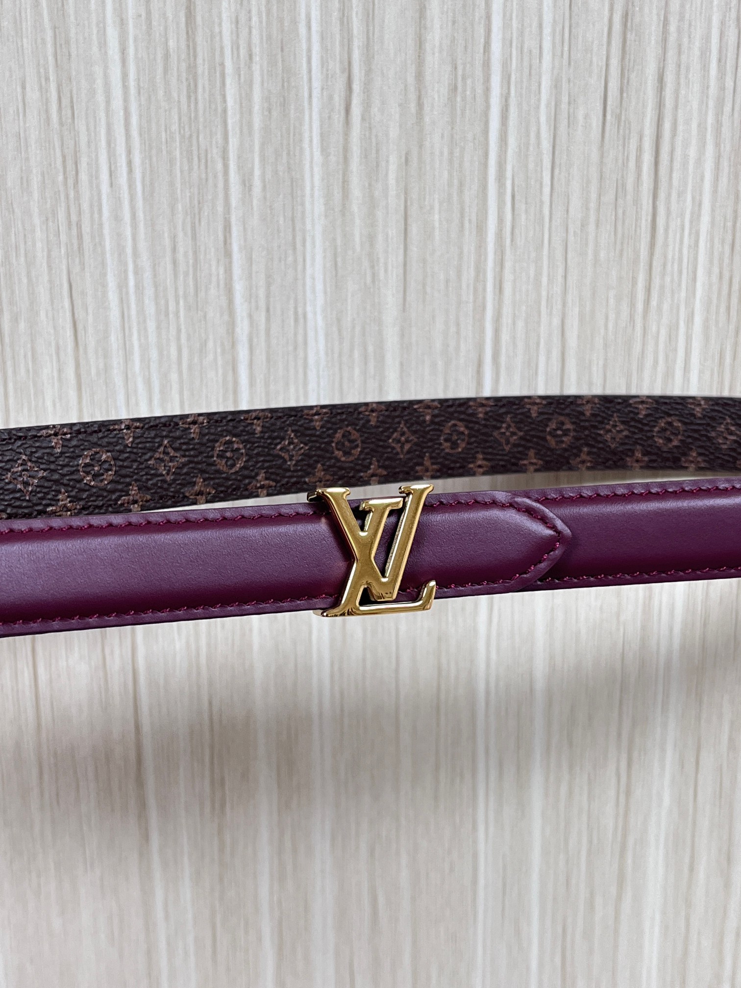 LV Style Red Leather Women's Belts Lookbook Reference image 2