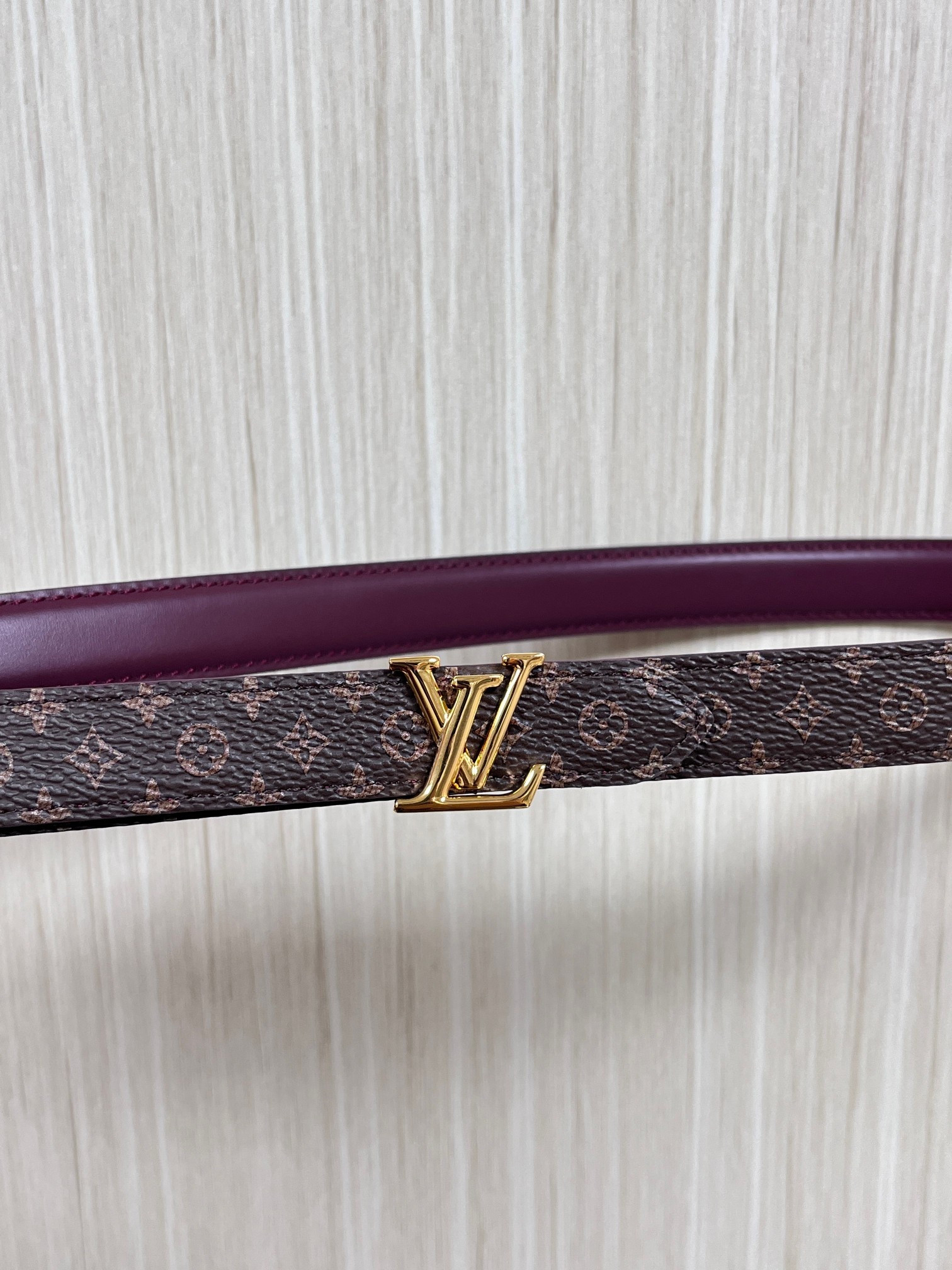 LV Style Red Leather Women's Belts Lookbook Reference image 1