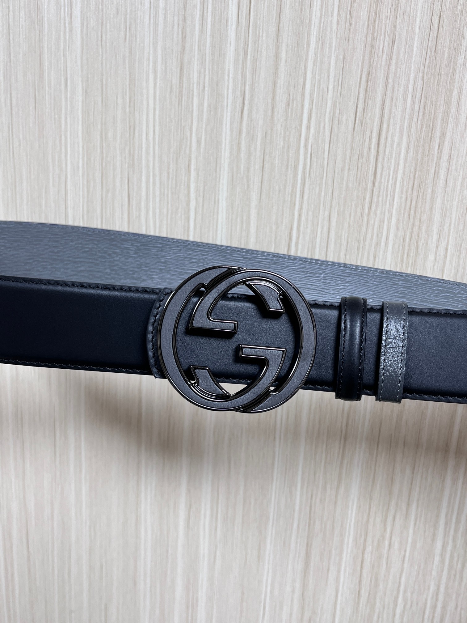 Gucci Style Black Leather Men's Belts Lookbook Reference image 1