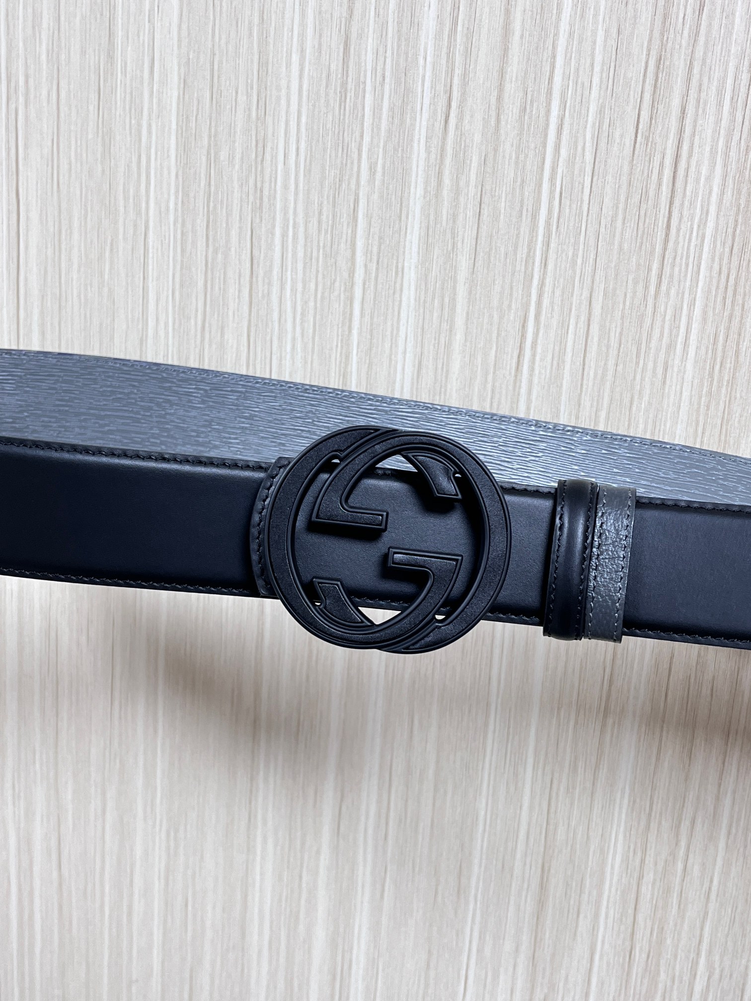 Gucci Style Black Leather Men's Belts Lookbook Reference image 2