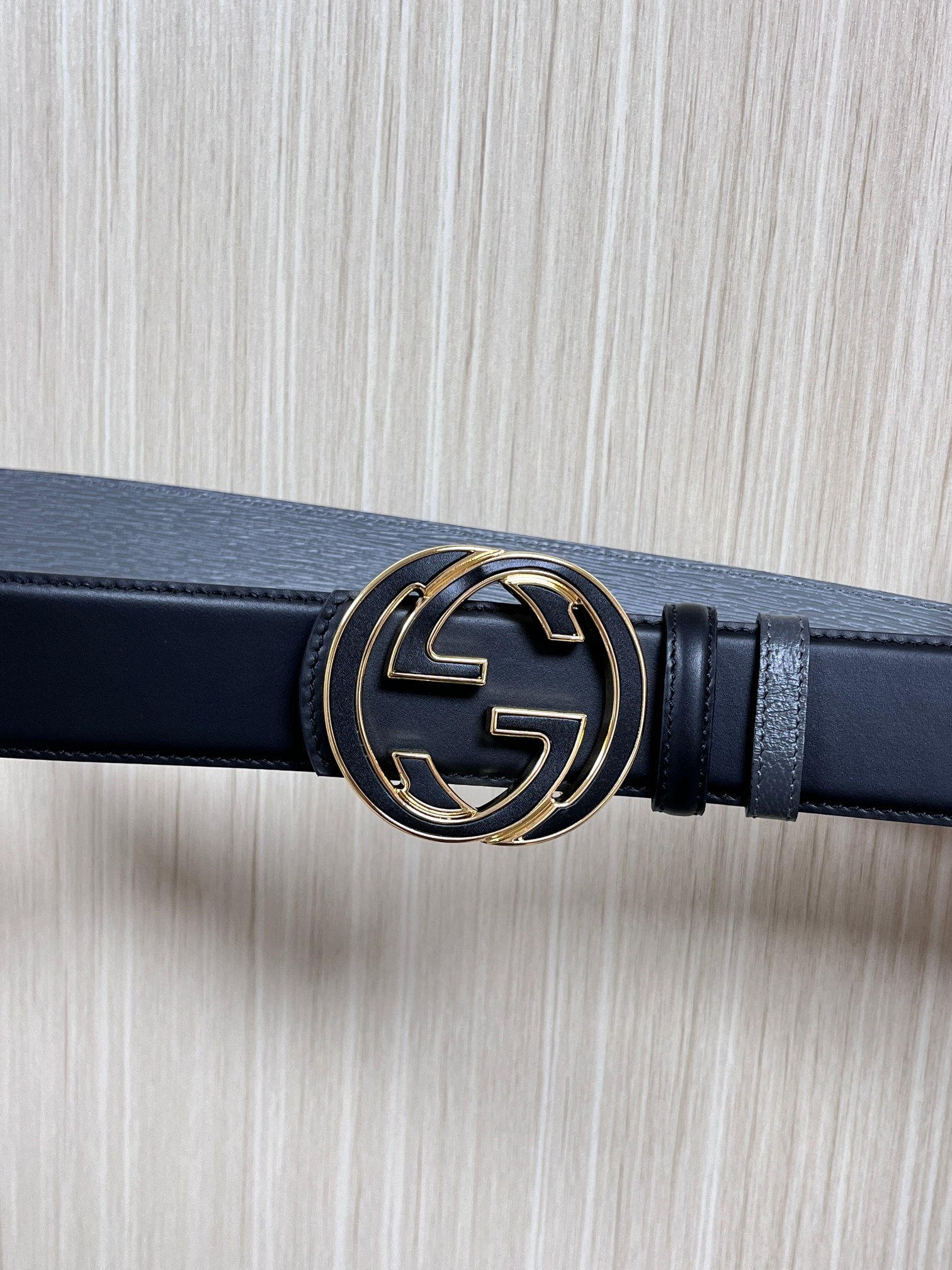 Gucci Style Black Leather Men's Belts Lookbook Reference image 2
