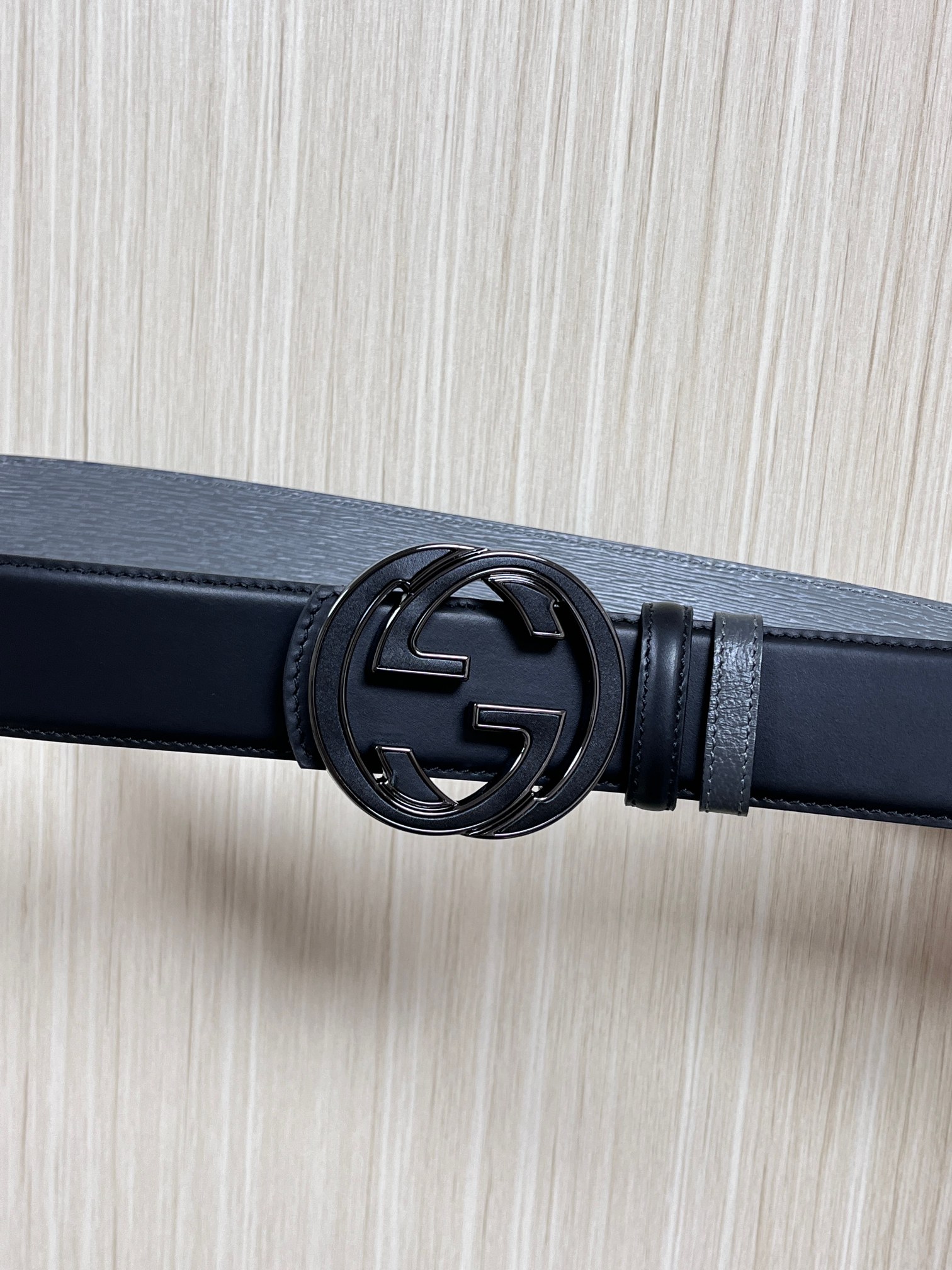 Gucci Style Black Leather Men's Belts Lookbook Reference image 2