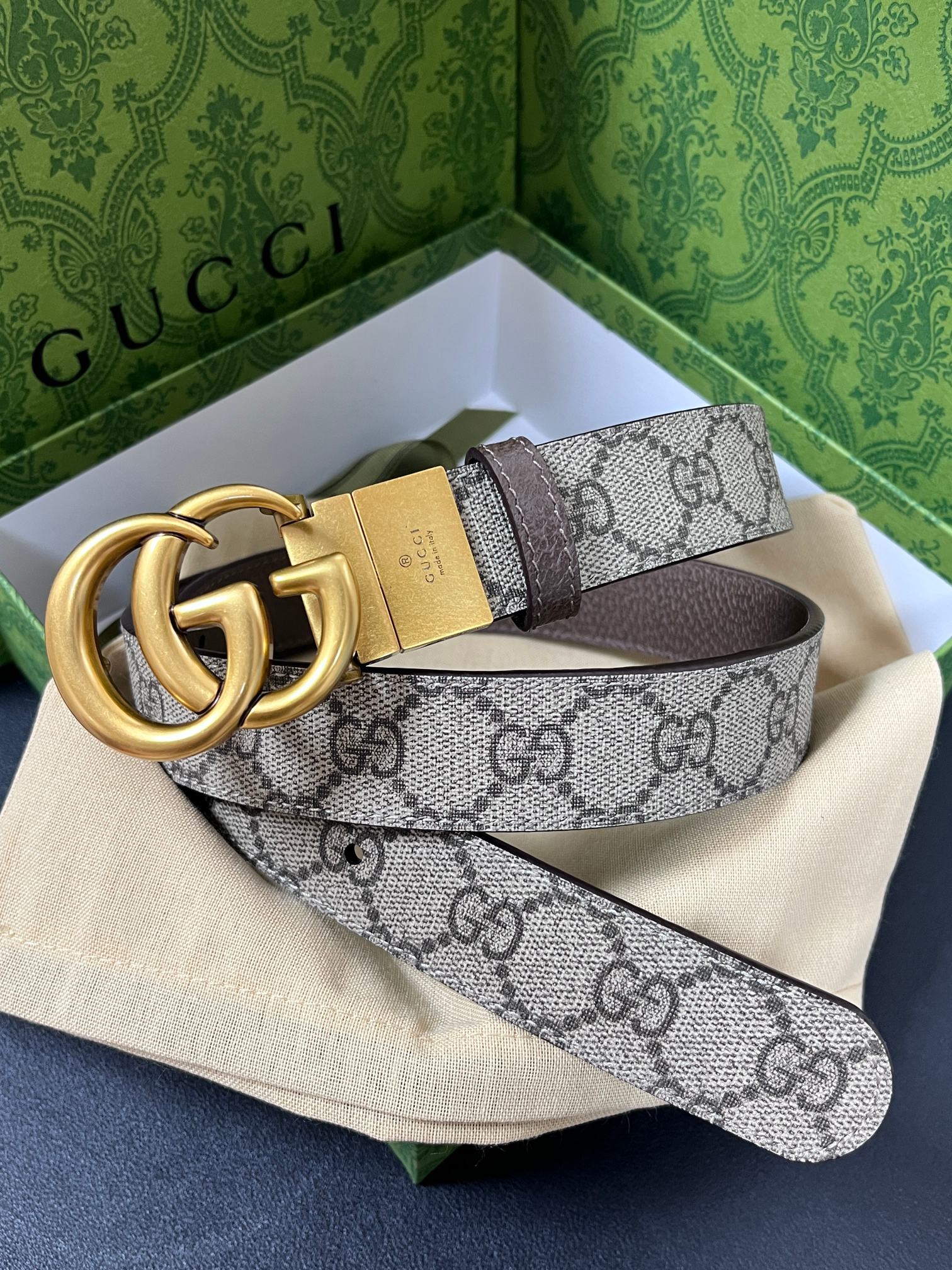 Gucci Style Brown Leather Women's Belts Lookbook Reference image 1