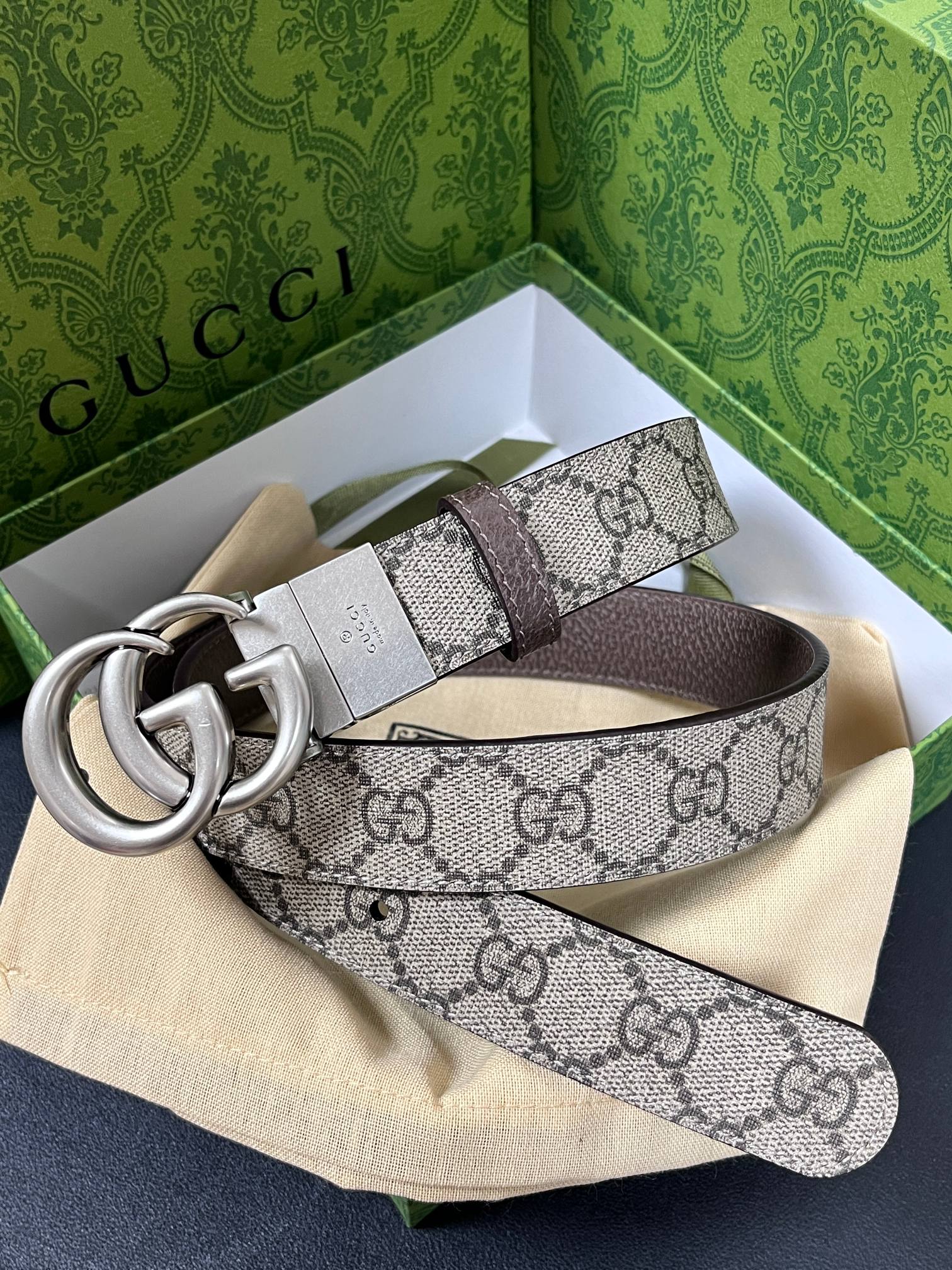 Gucci Style Brown Leather Women's Belts Lookbook Reference image 1