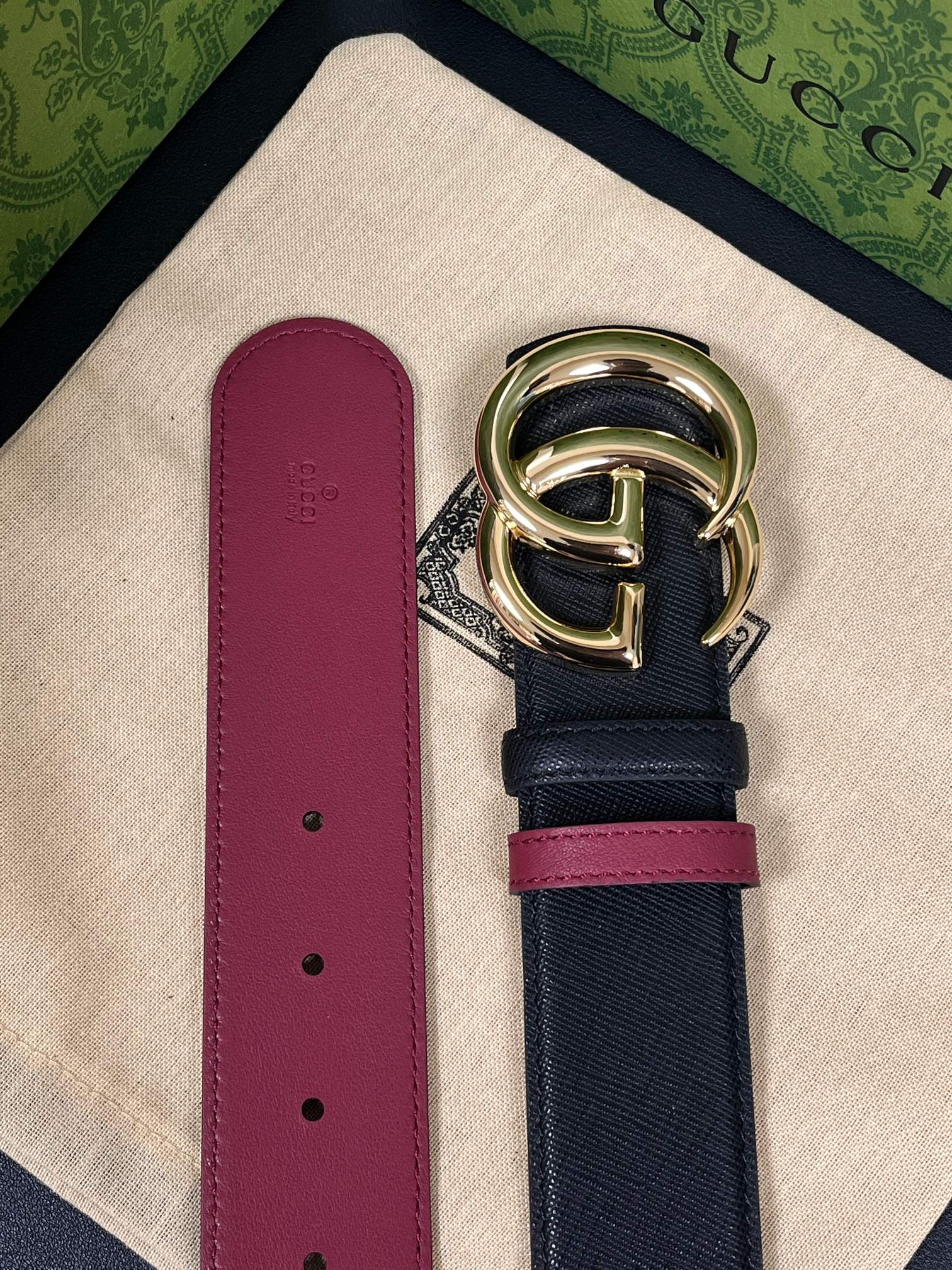 Gucci Style Black Leather Men's Belts Lookbook Reference image 1