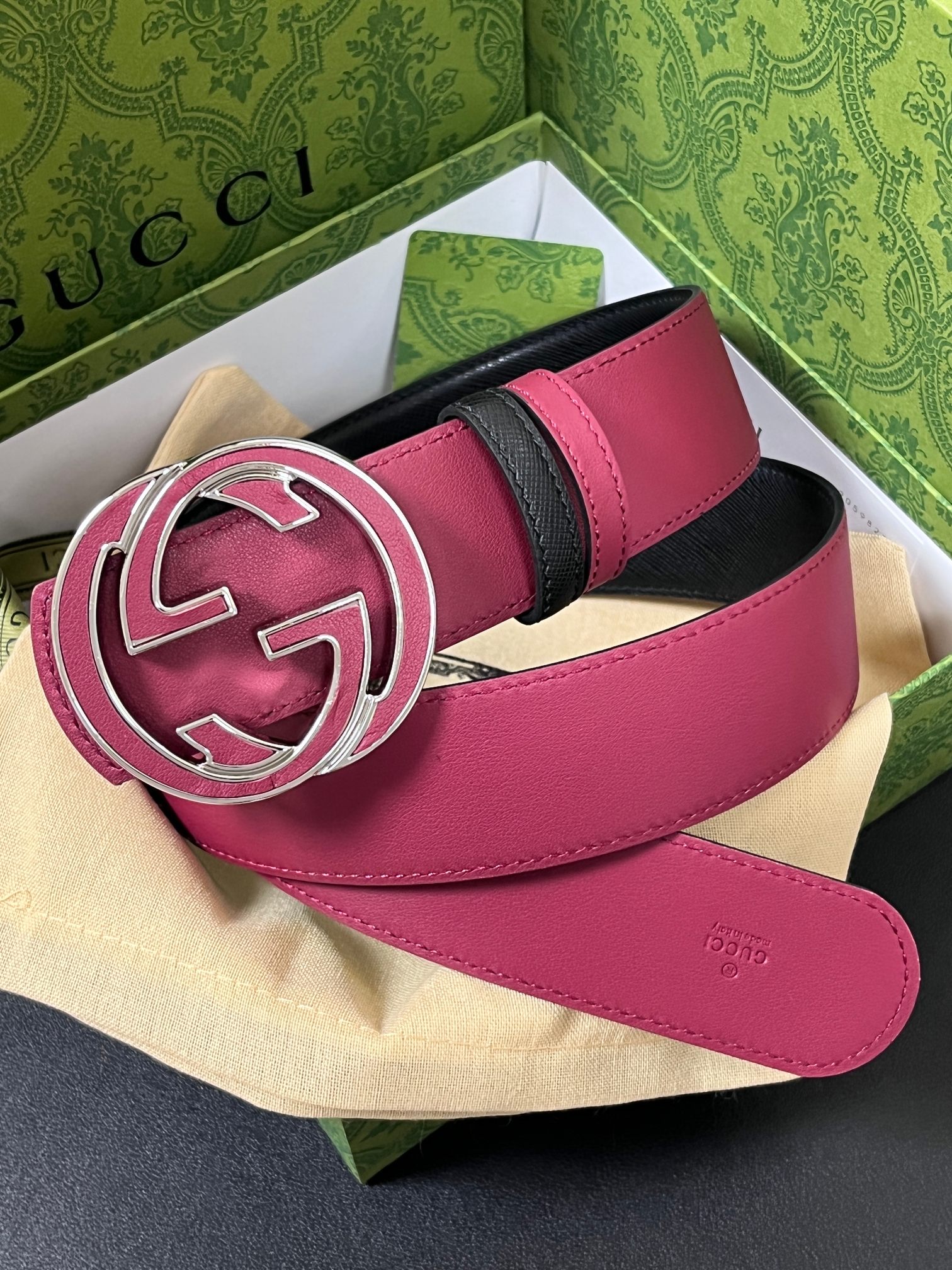 Gucci Style Black Leather Men's Belts Lookbook Reference image 1