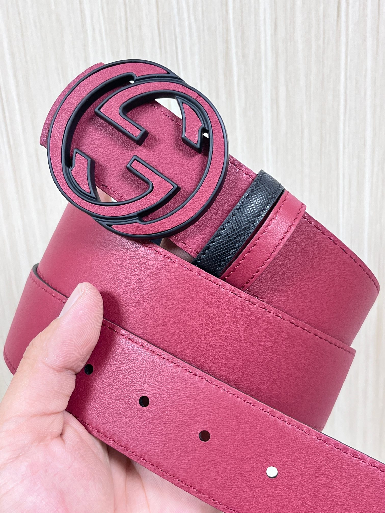 Gucci Style Black Leather Men's Belts Lookbook Reference image 2