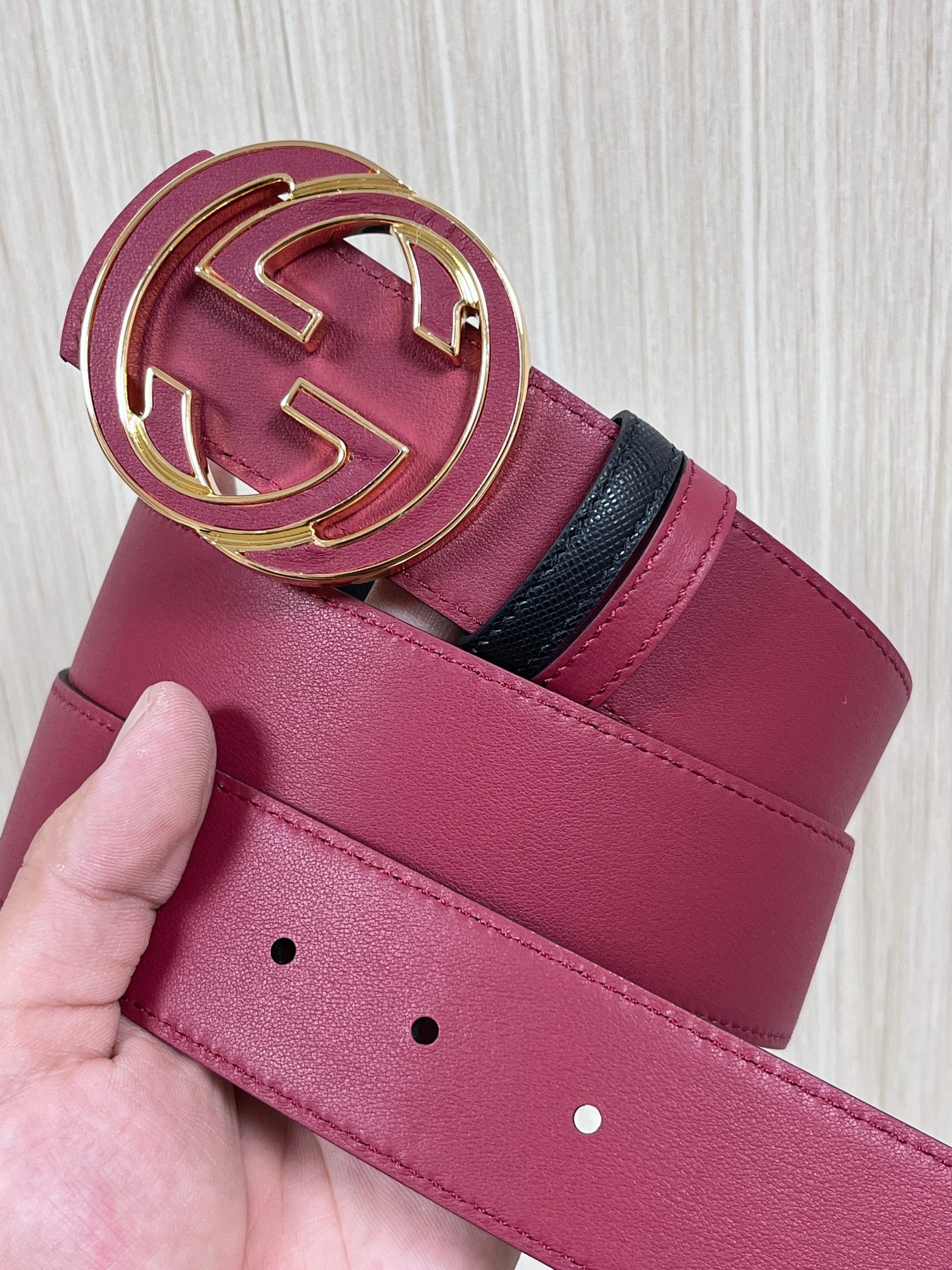 Gucci Style Black Leather Men's Belts Lookbook Reference image 2
