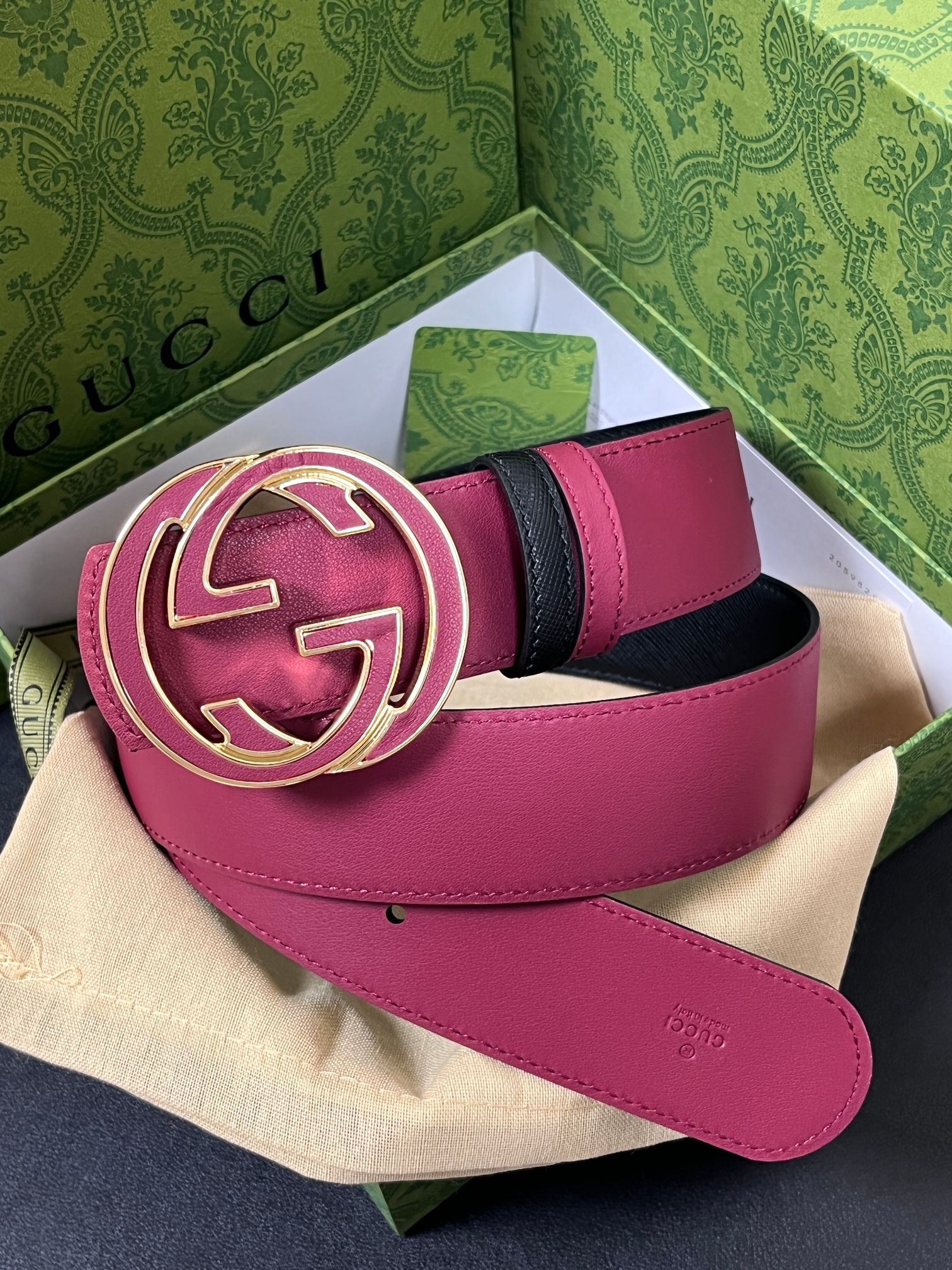 Gucci Style Black Leather Men's Belts Lookbook Reference image 1