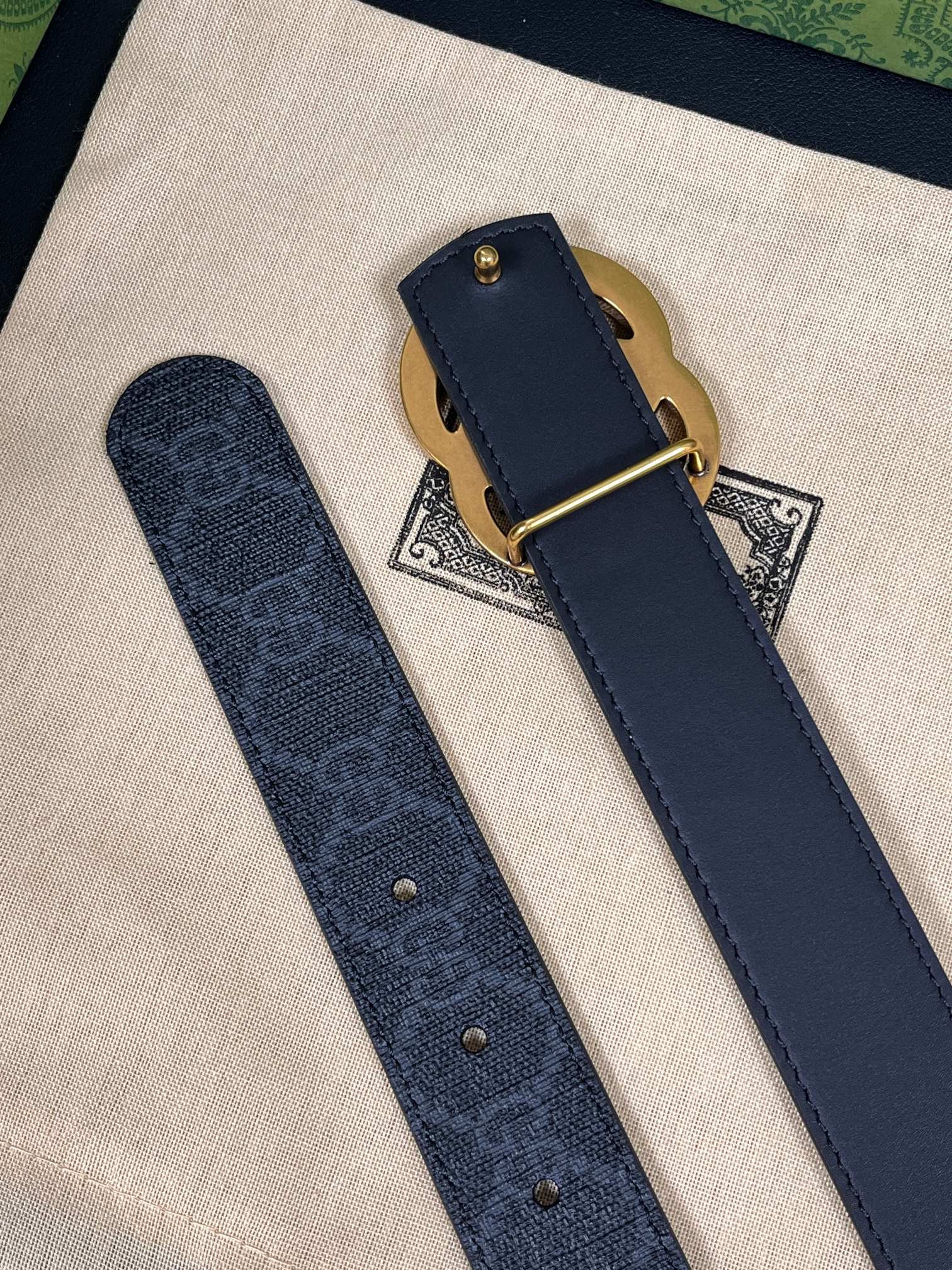 Gucci Style Black Leather Women's Belts Women's Belts Women's Belt detail image 5 from source 766271