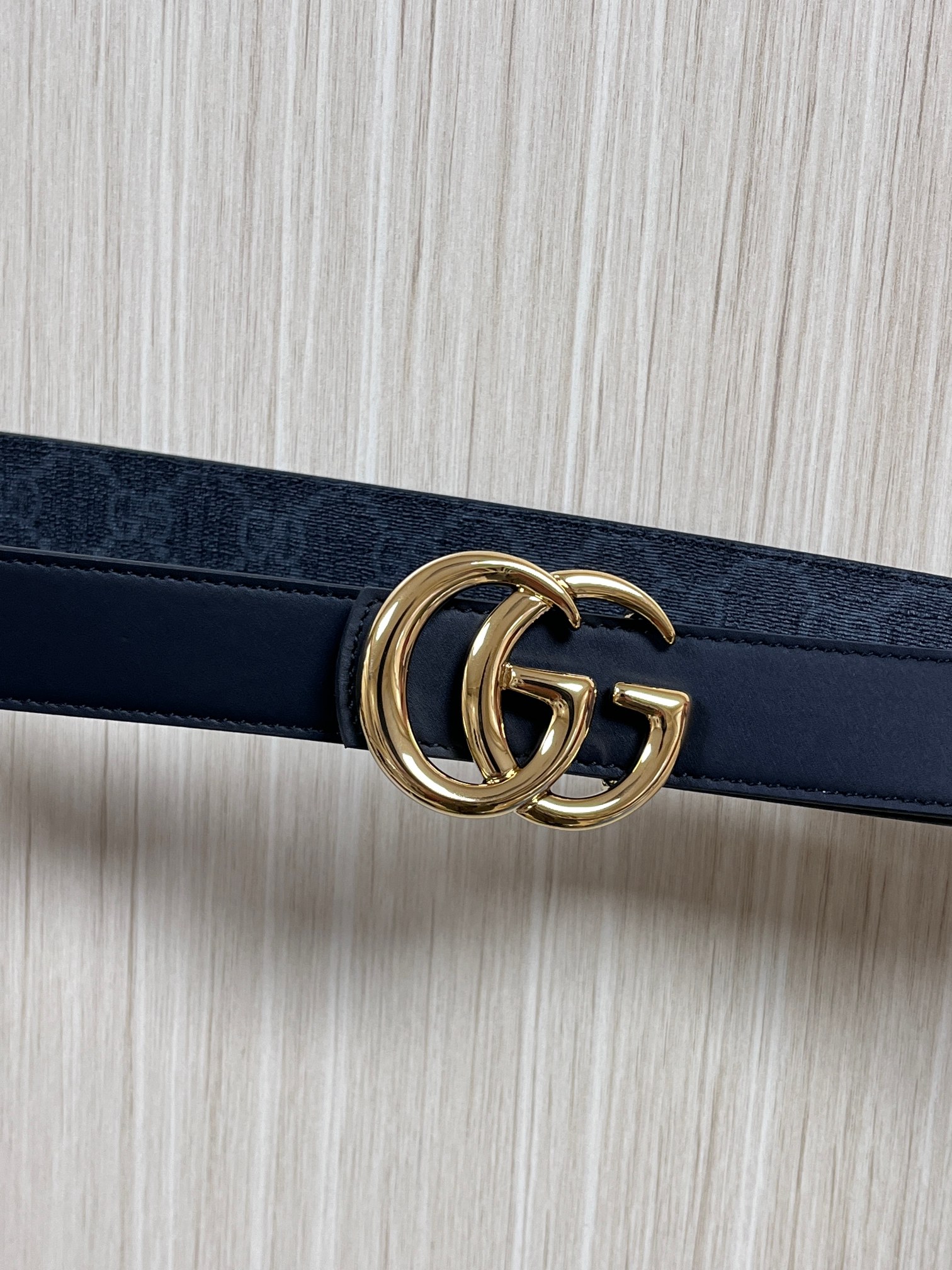 Gucci Style Black Leather Women's Belts Women's Belts Women's Belt detail image 7 from source 766270