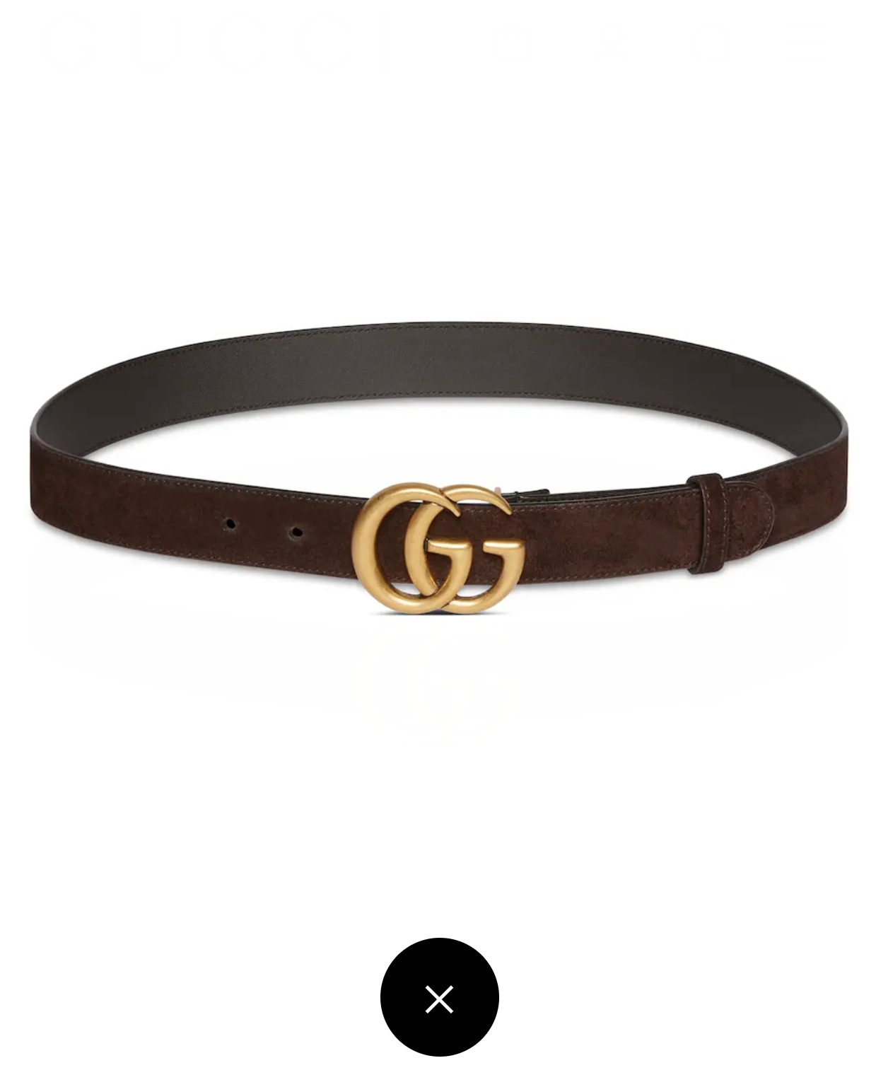 Gucci Style Brown Women's Belts Women's Belts Women's Belt detail image 8 from source 766269