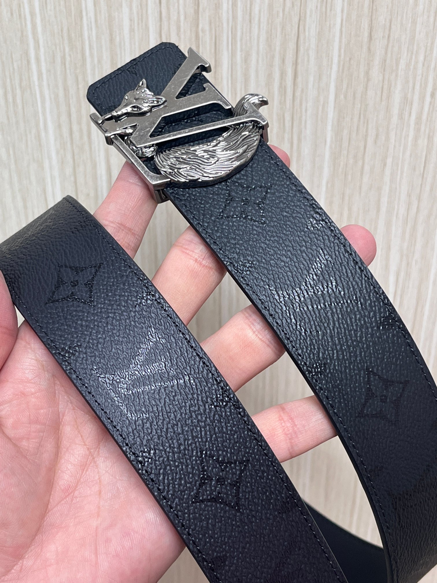 当季新款，意大利进口全黑暗纹涂层帆布低调灰黑色老花暗印，哑光高级，反面（内衬面）：进口光滑黑色小牛皮，4