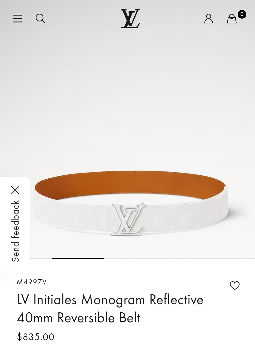 当季新款正面：Monogram涂层帆布，带有特殊反光处理，LV经典老花标识在光线照射下会呈现低调的闪耀效果，图中为白棕配