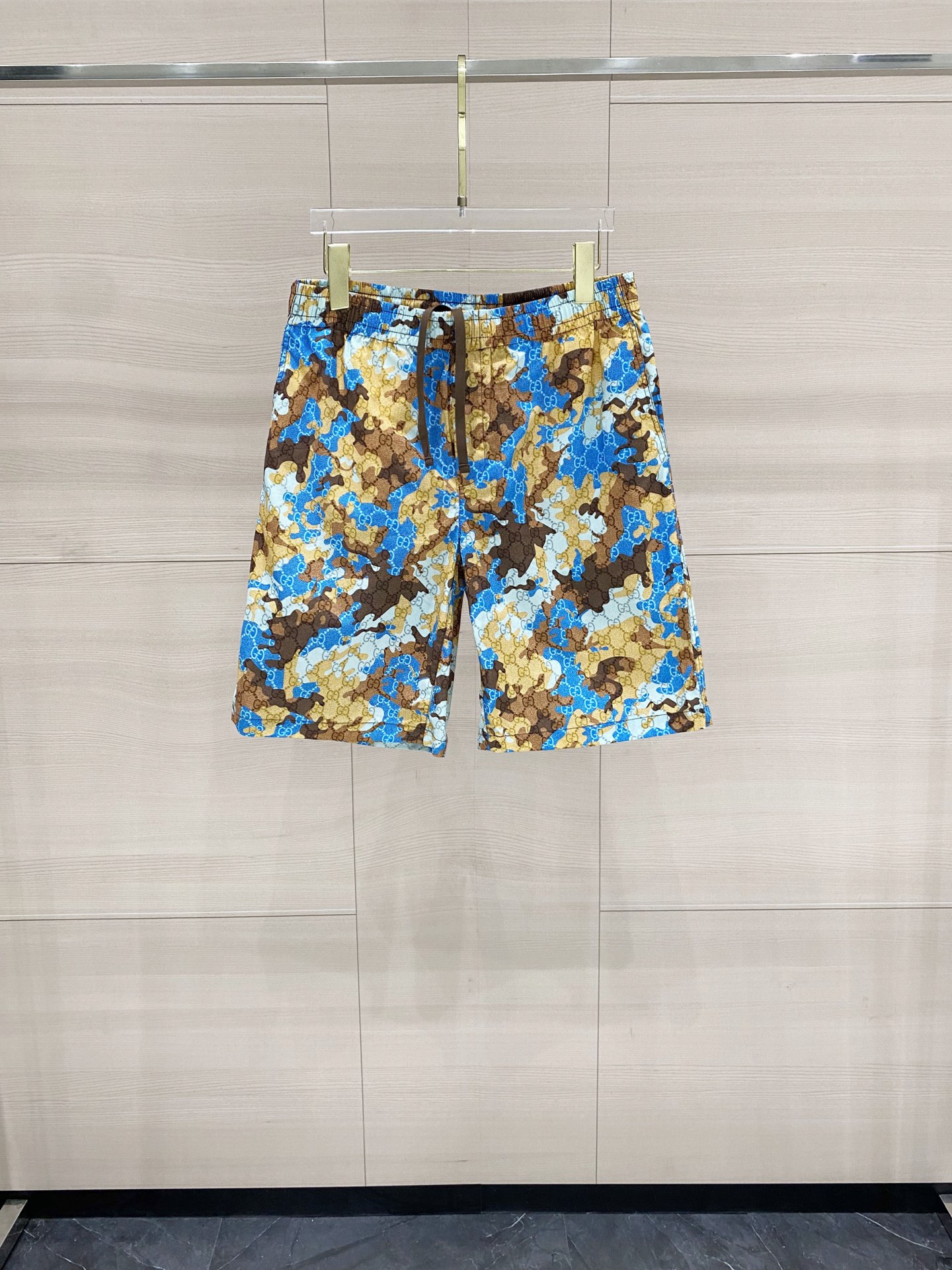 P175 Gucci*Gu 26ss Nuevo pantalón corto hawaiano dopamina de primavera-verano, versión alta. Tallas: S M L XL