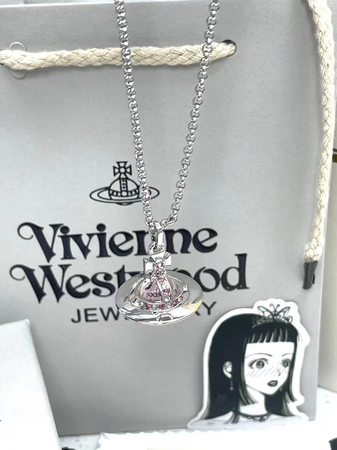 💋 中号Vivienne Westwood薇薇安西太后项链 优雅大方精工设计   青春活力    一眼就