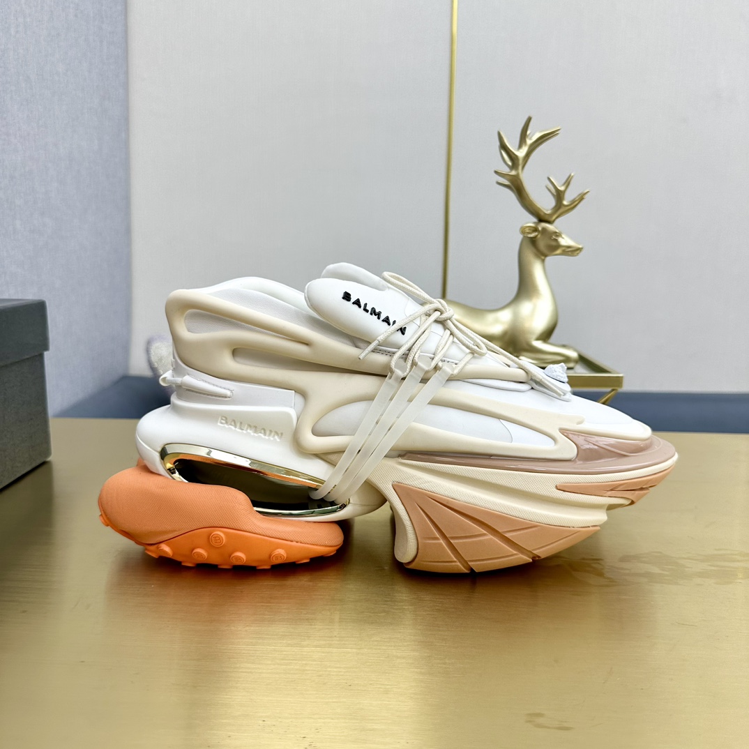 NO:386294,Balmain Balmain Balmain 25 early spring new model [bullet shoes] overseas order original version, 1:1 perfect replica!  Balmain is a very comprehensive and noble fashion life brand, the same style as major fashion bloggers and celebrities in Hong Kong, the United States, etc. 1-sole thickness 8CM 2-digit number - 5 (46-digit custom made without return) 3-pack original full set of packaging, dad shoes, balmain, balmain19860909Balmain巴尔曼 Balmain巴尔曼25早春新款【子弹鞋】 海外订购原版,1:1完美复刻！Balmain是一个非常全面之尊贵时尚生活品牌,香港,美国,等大时尚博主及明星的同款. 1底厚8CM 2码数-5（46码定做不退换） 3包装原版全套包装,老爹鞋,balmain,balmain,Women's Shoes