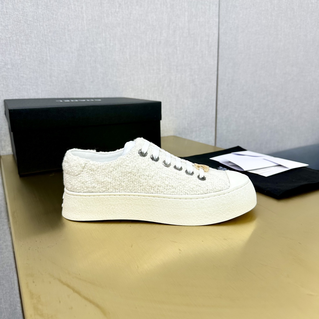 Chanel香奈儿 2024春夏饼干鞋 高品質カジュアルスニーカー
