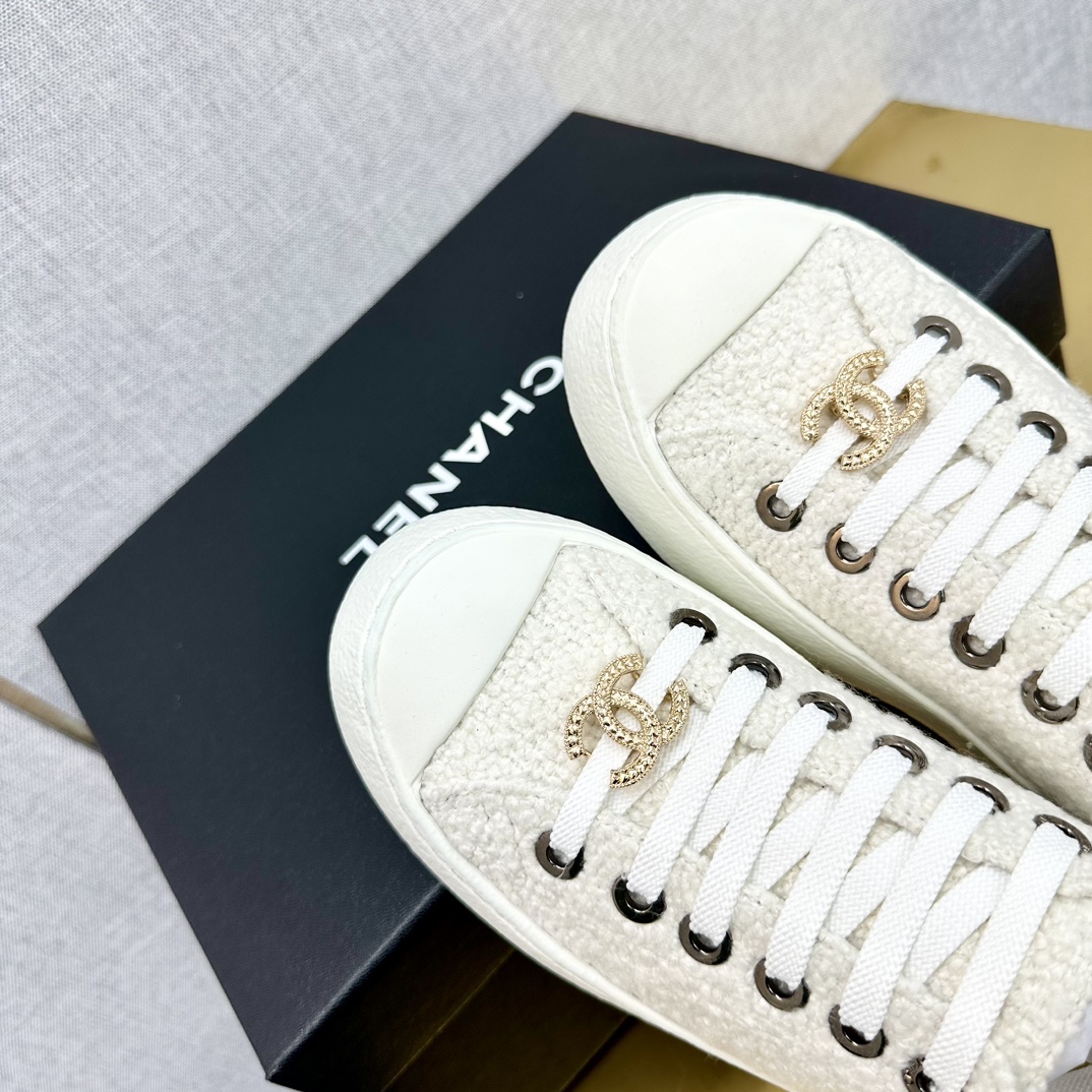 Chanel香奈儿 2024春夏饼干鞋 高品質カジュアルスニーカー