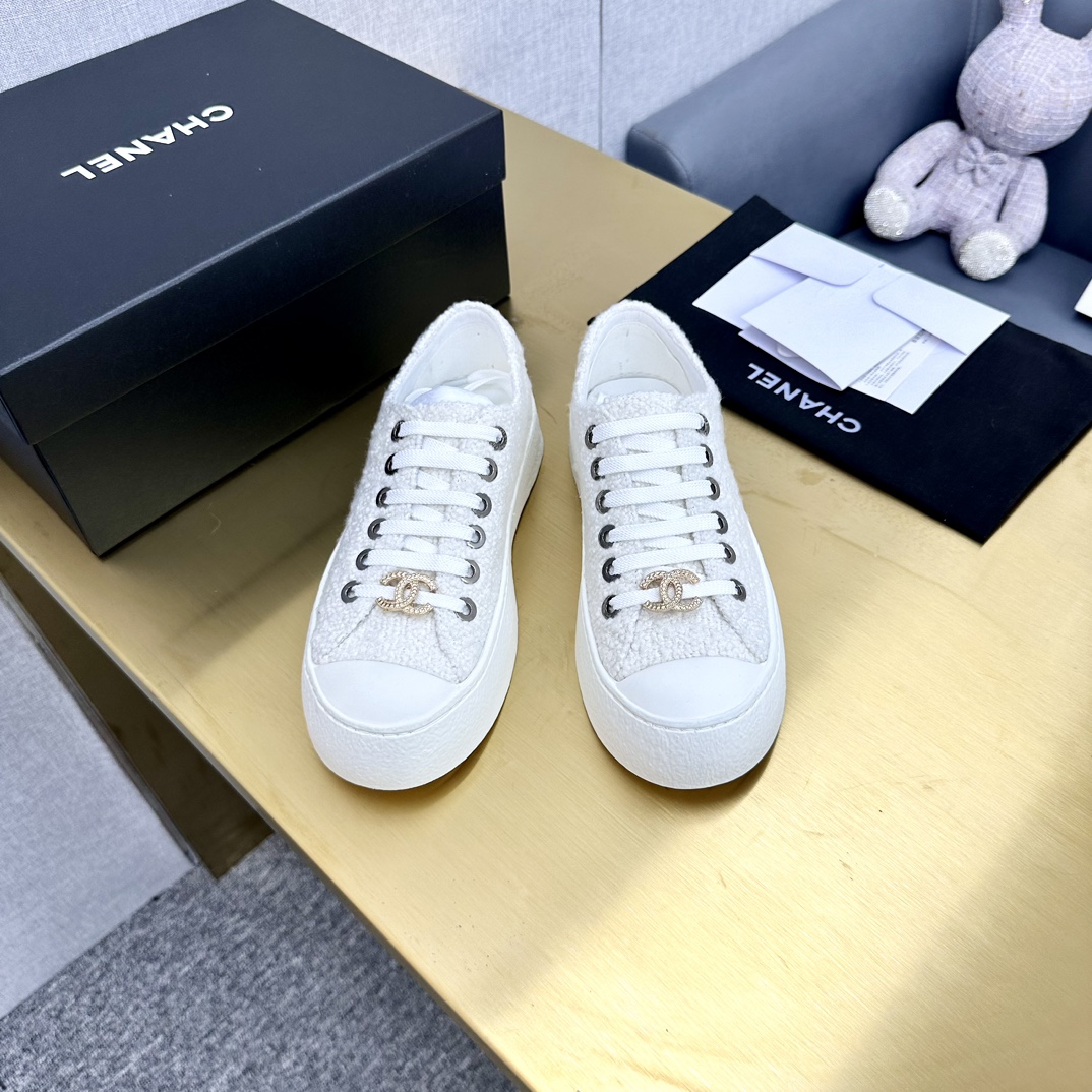 Chanel香奈儿 2024春夏饼干鞋 高品質カジュアルスニーカー