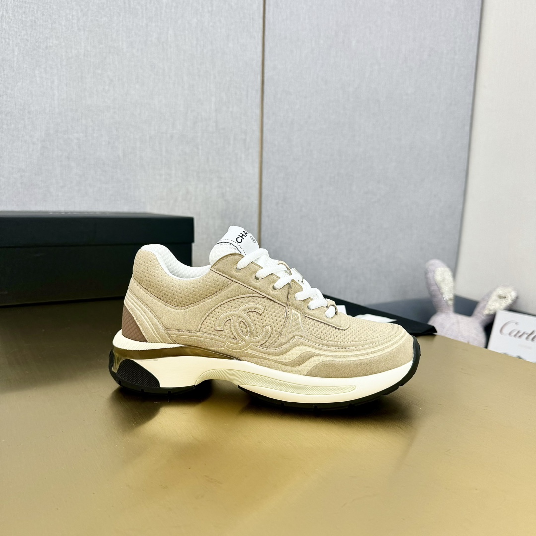 Chanel香奈儿金属休闲运动鞋 - 原单品质・多様なスタイルに対応