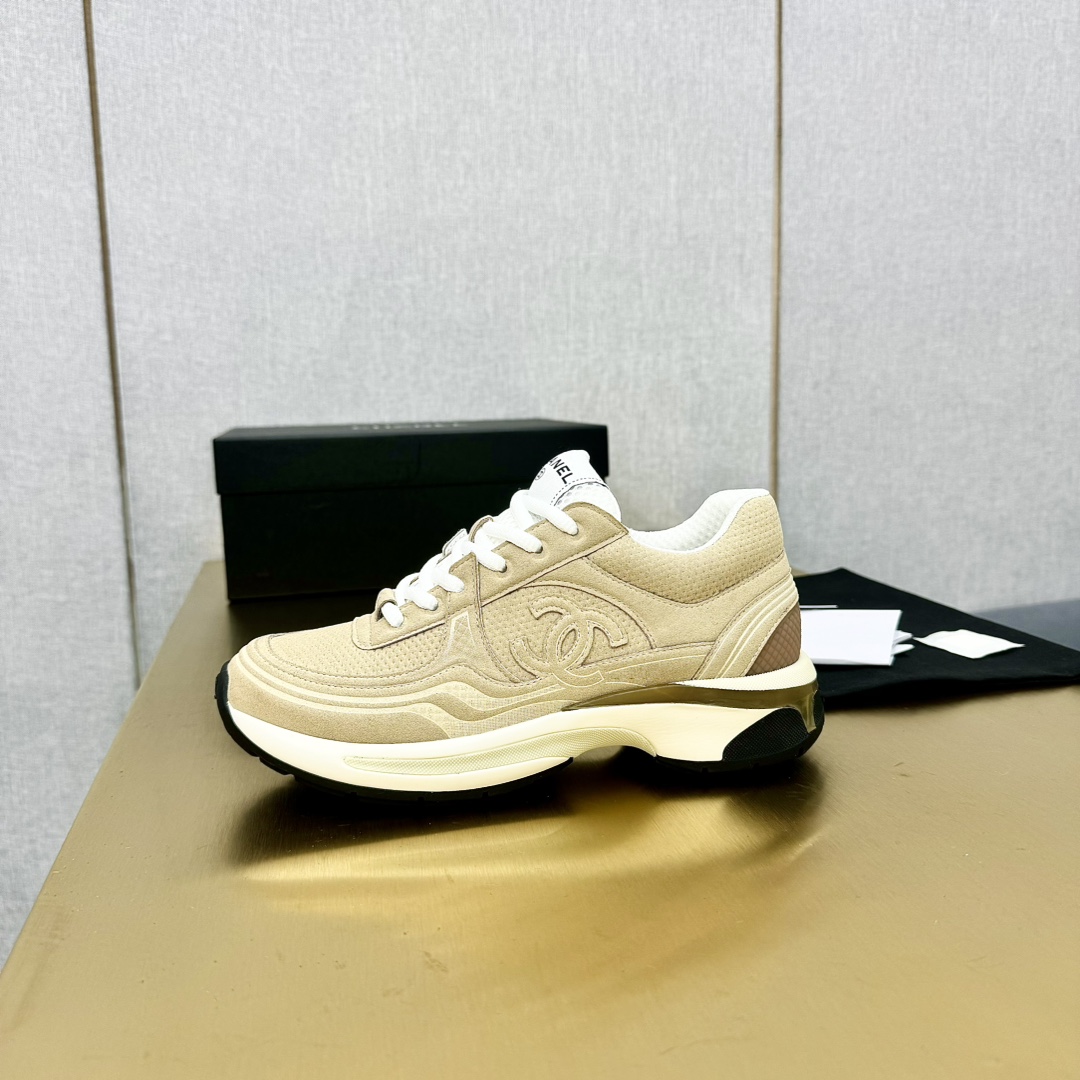 Chanel香奈儿金属休闲运动鞋 - 原单品质・多様なスタイルに対応