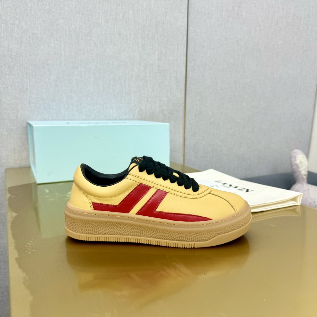 Colorful Hairs Van at Plant Priced at $650 with LANVIN LAB x FUTURE Same-sex Cash Leisure Shoes.
