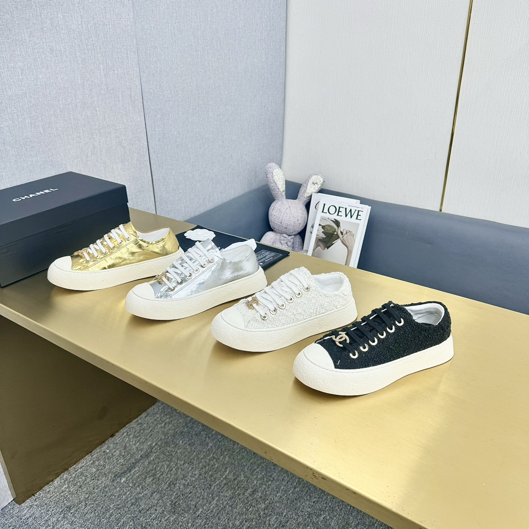 Chanel香奈儿 2024饼干鞋 クラシックデザイン スポーティー