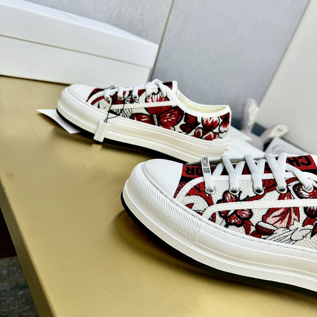 Dior Skateboard Shoes Sell High Quality
 Embroidery Cowhide Silk TPU Fashion Casual