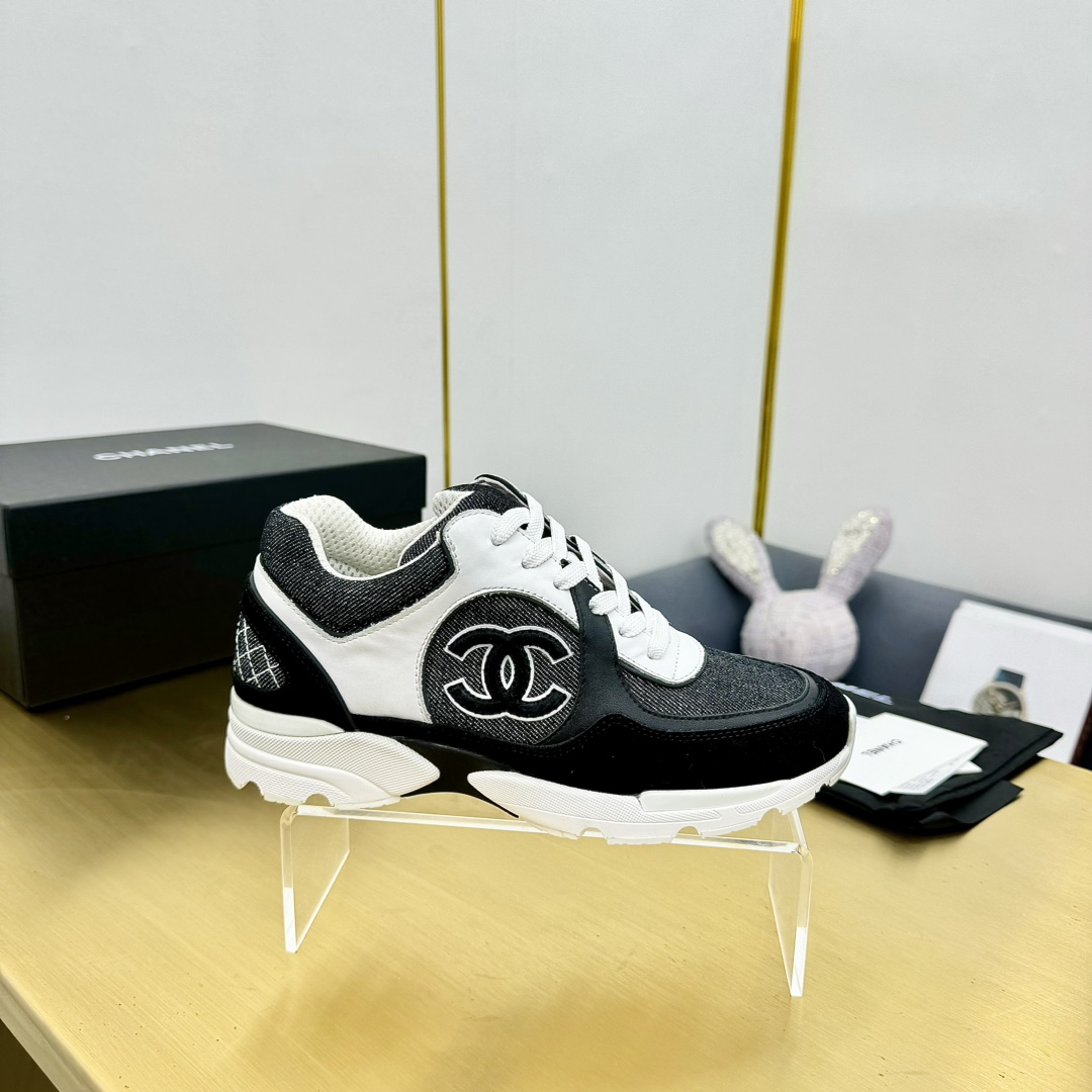 Chanel Hoch
 Schuhe Turnschuhe Replik im Großhandel
 Rindsleder Seide TPU Fashion Lässig